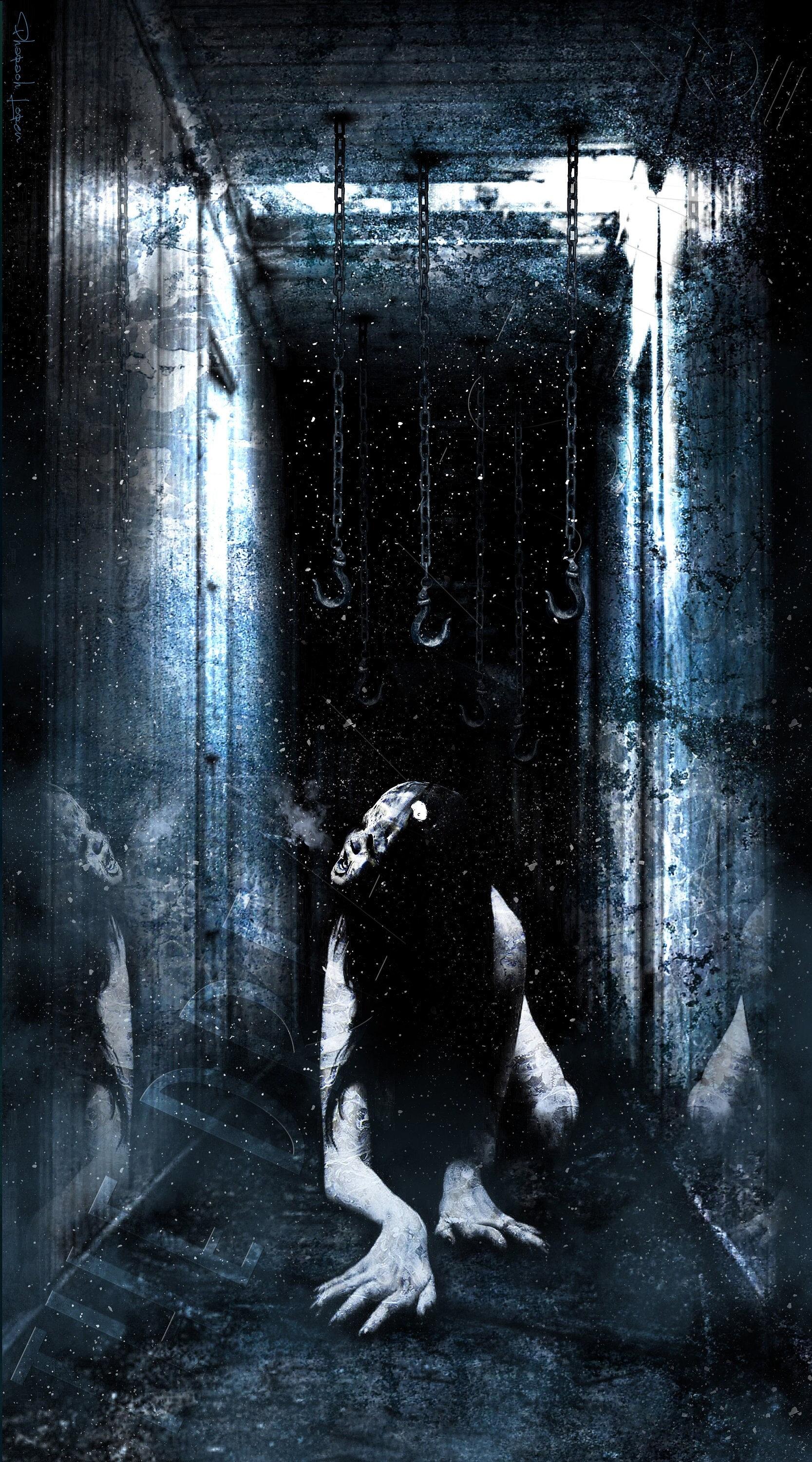 1667x3000 Art Print Metal Canvas Frozen Infant Woman Female Monster