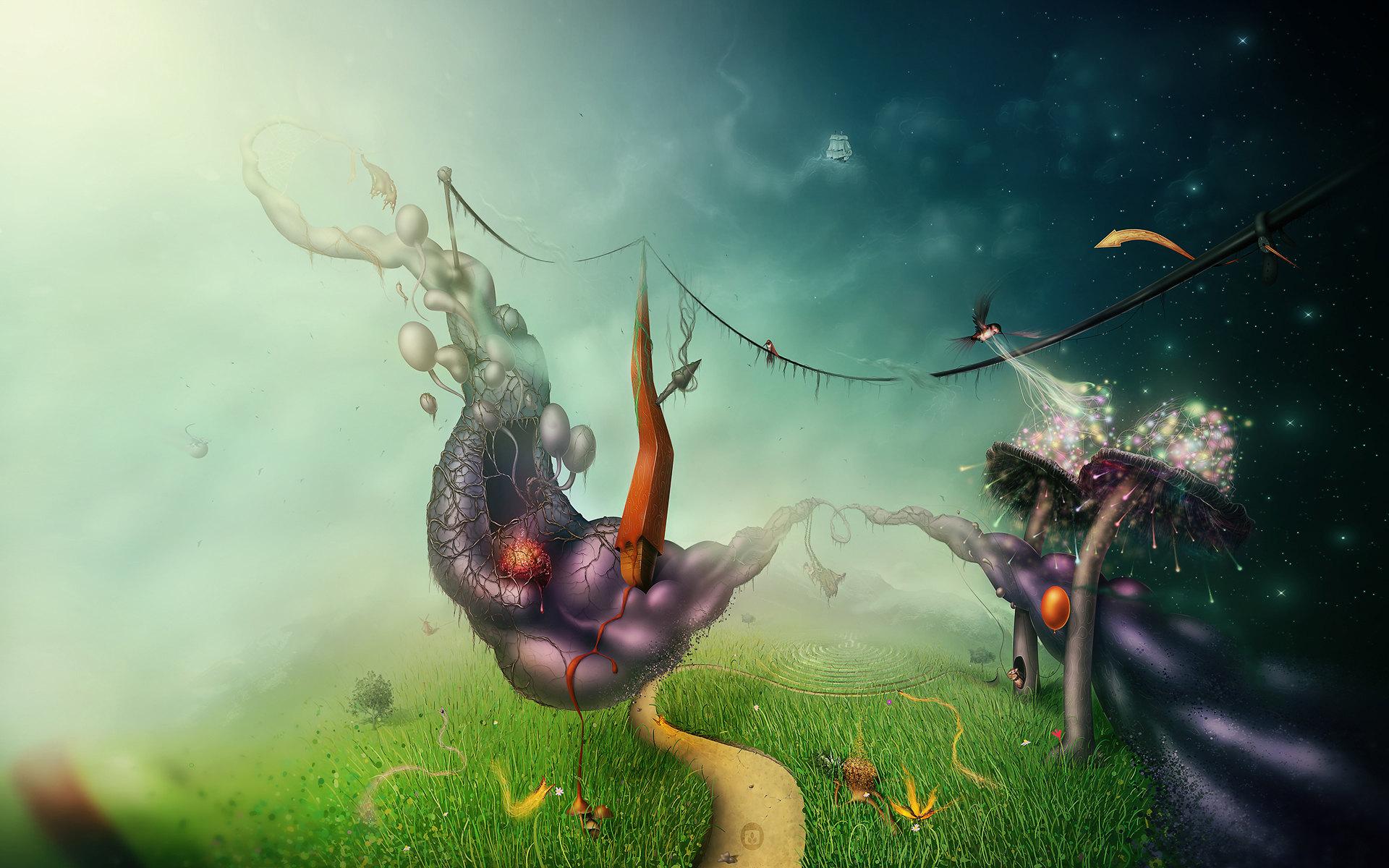 1920x1200 Beautiful Photo Manipulation fantasy art Wallpaper, Creative Grapgic Design Wallpaper 1920x1200 Wallpaper 13 KB