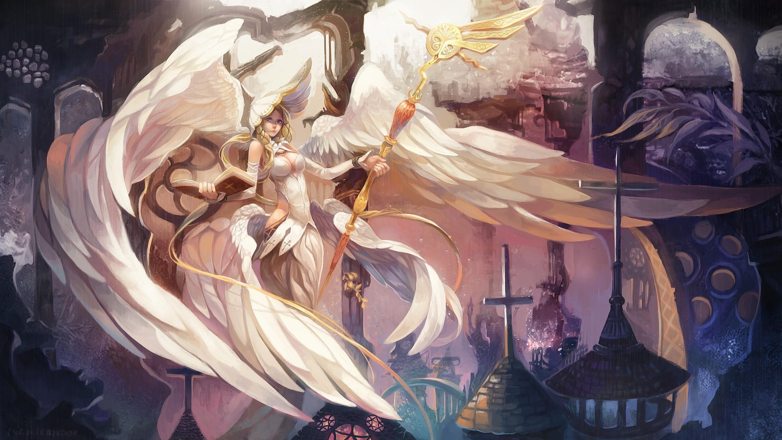 2500x1406 Angel Wings Wallpaper