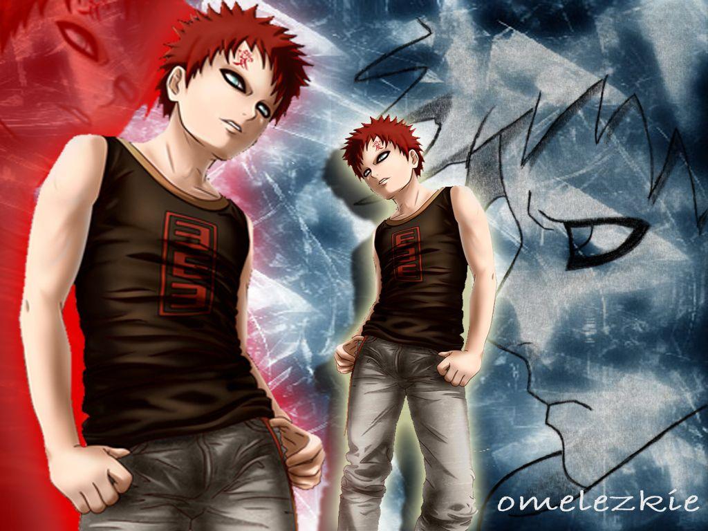 1024x768 Gaara Anime Image Board