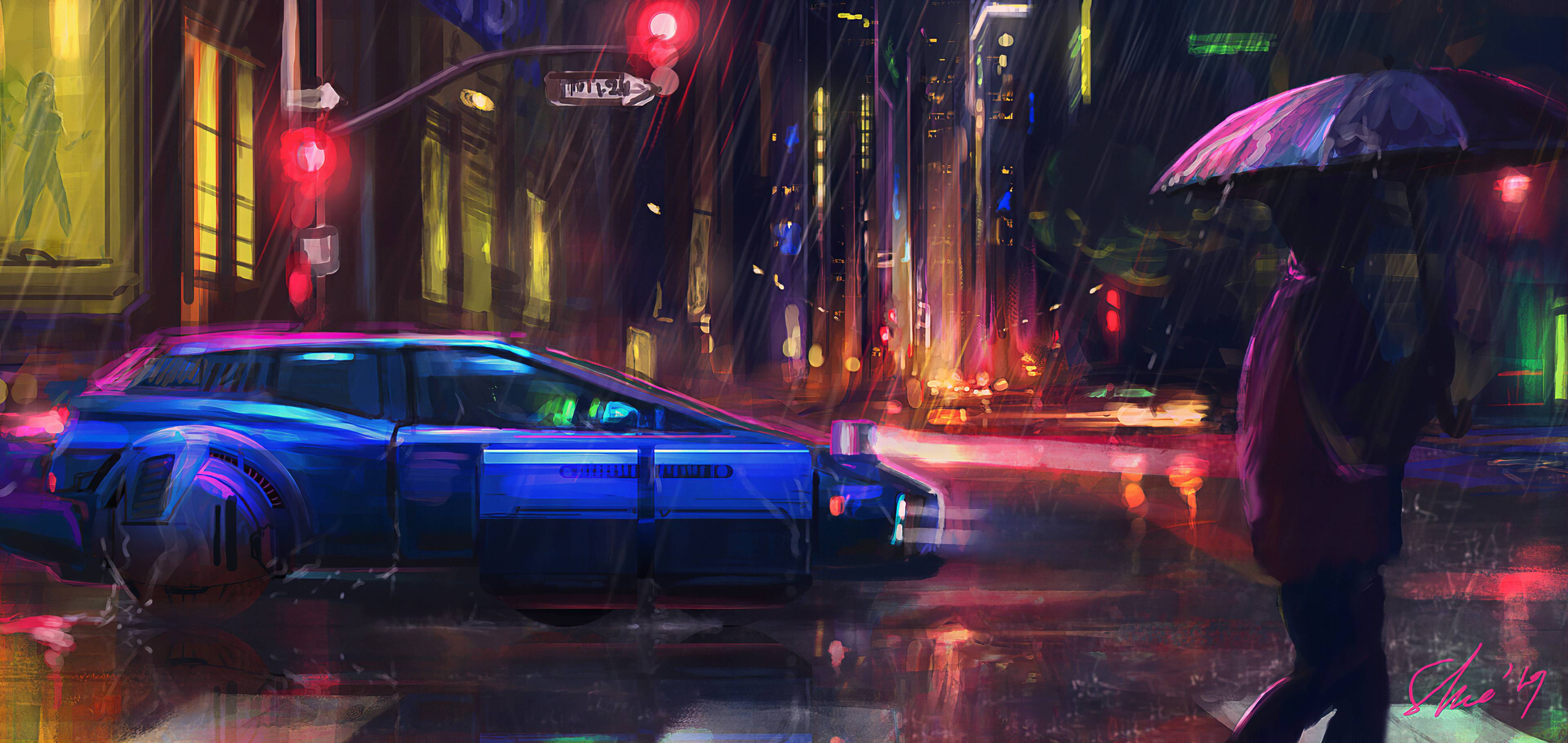 3840x1820 Another Rainy Day 4k, HD Artist, 4k Wallpaper, Image, Background, Photo and Picture