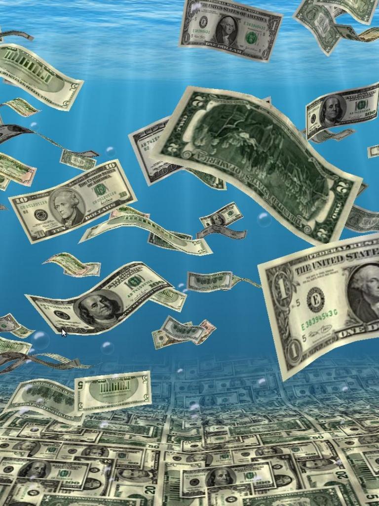 768x1024 Money iPad wallpaper