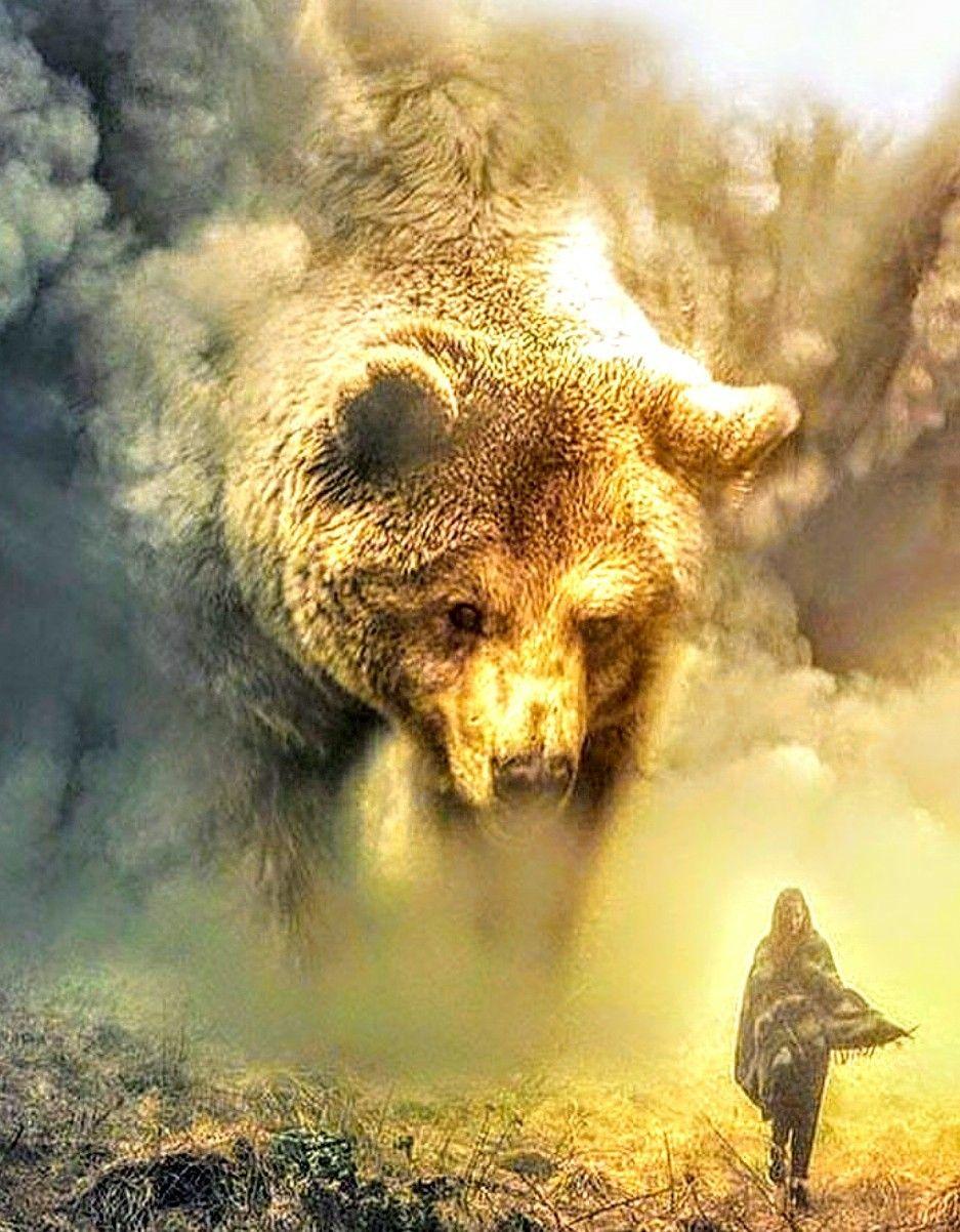 937x1202 bear goddess. Bear art, Surreal art, Bear picture