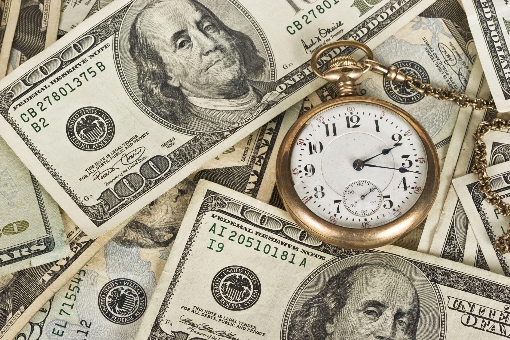 1697x1131 Time Is Money Wallpaper