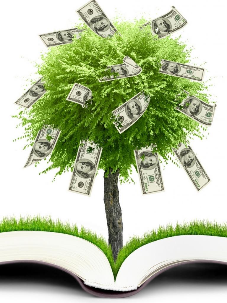 768x1024 Money Tree Book iPad mini wallpaper