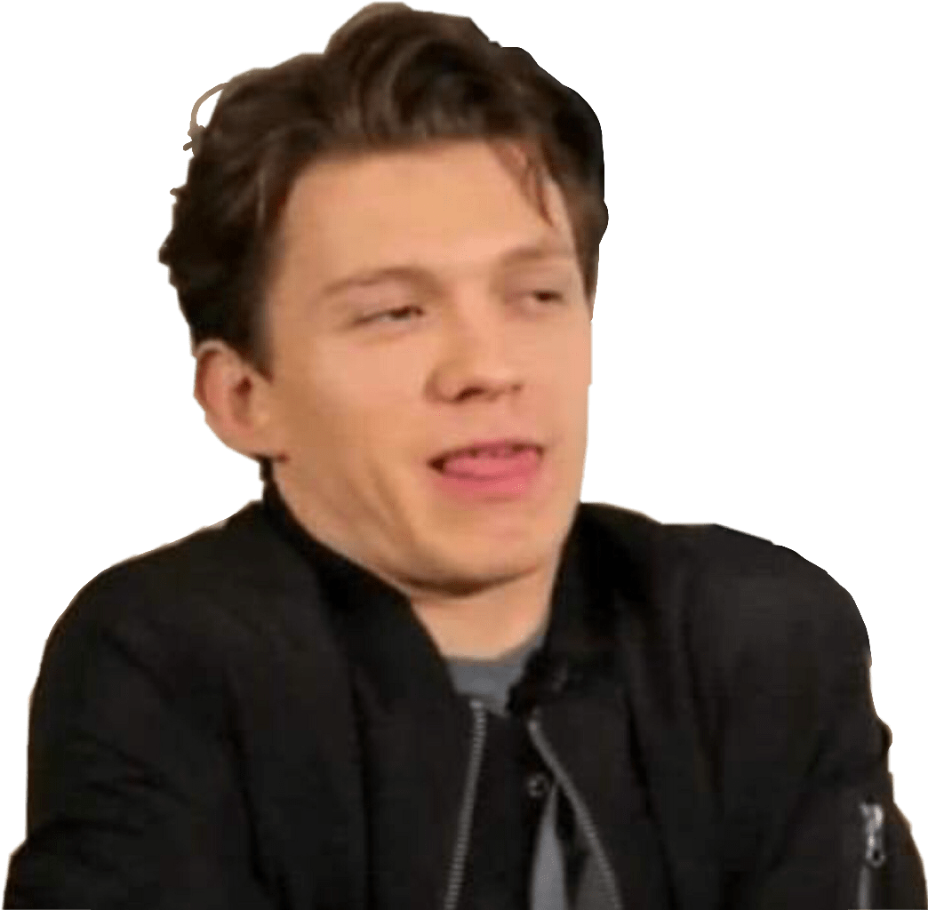 1044x1024 Download Tomholland Peterparker Spiderman Spidermanfarfromhome Holland Funny Face PNG Image with No Background