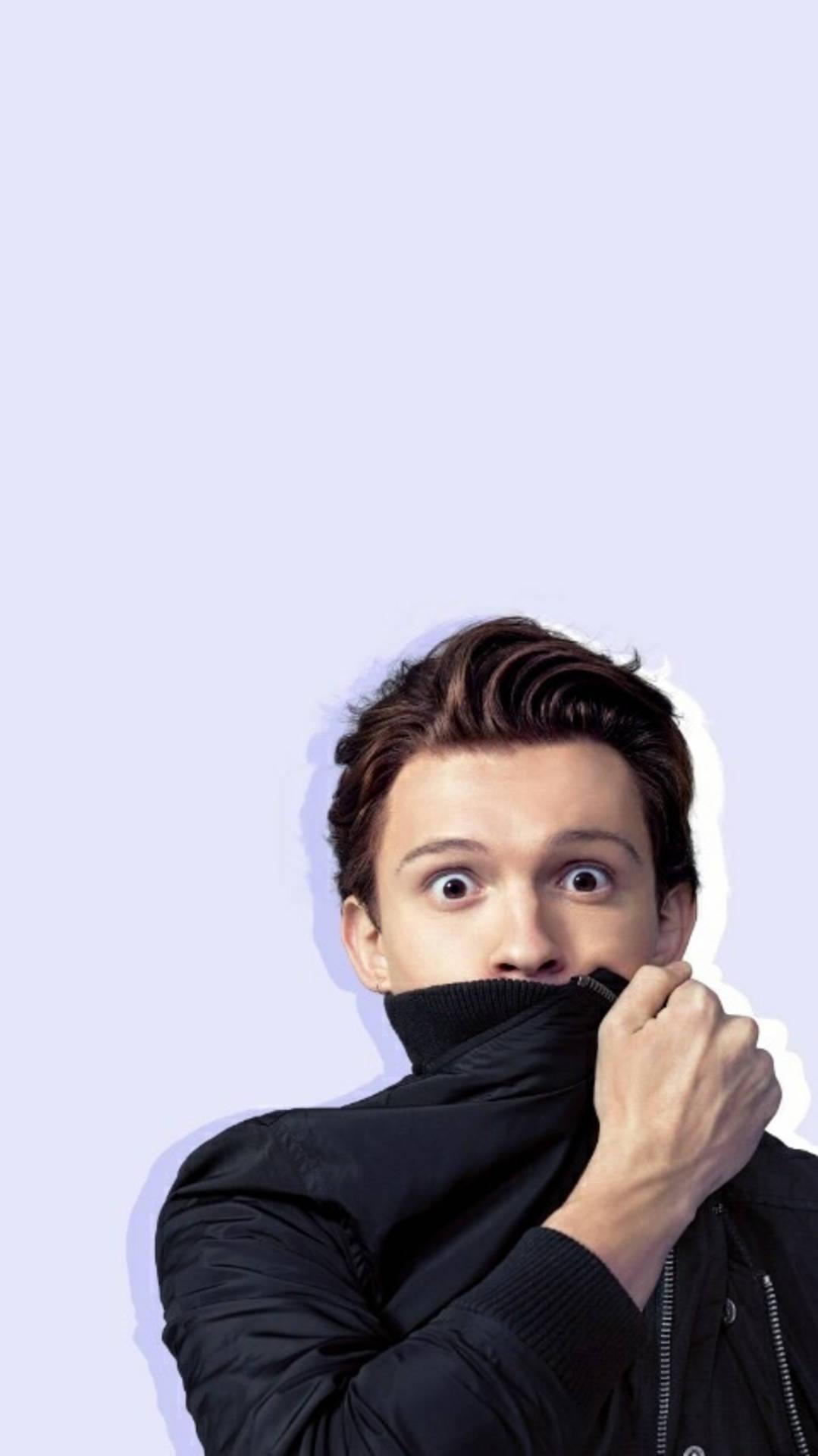 1079x1920 Download Tom Holland Minimalist Wallpaper