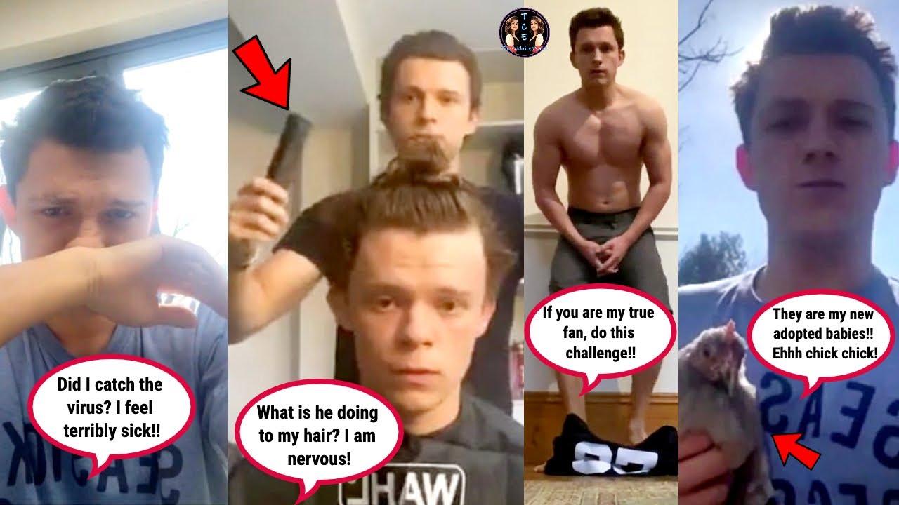 1280x720 Tom Holland During Quarantine 2020. Funny Tom Holland Quarantine Videos. Try Not To Laugh