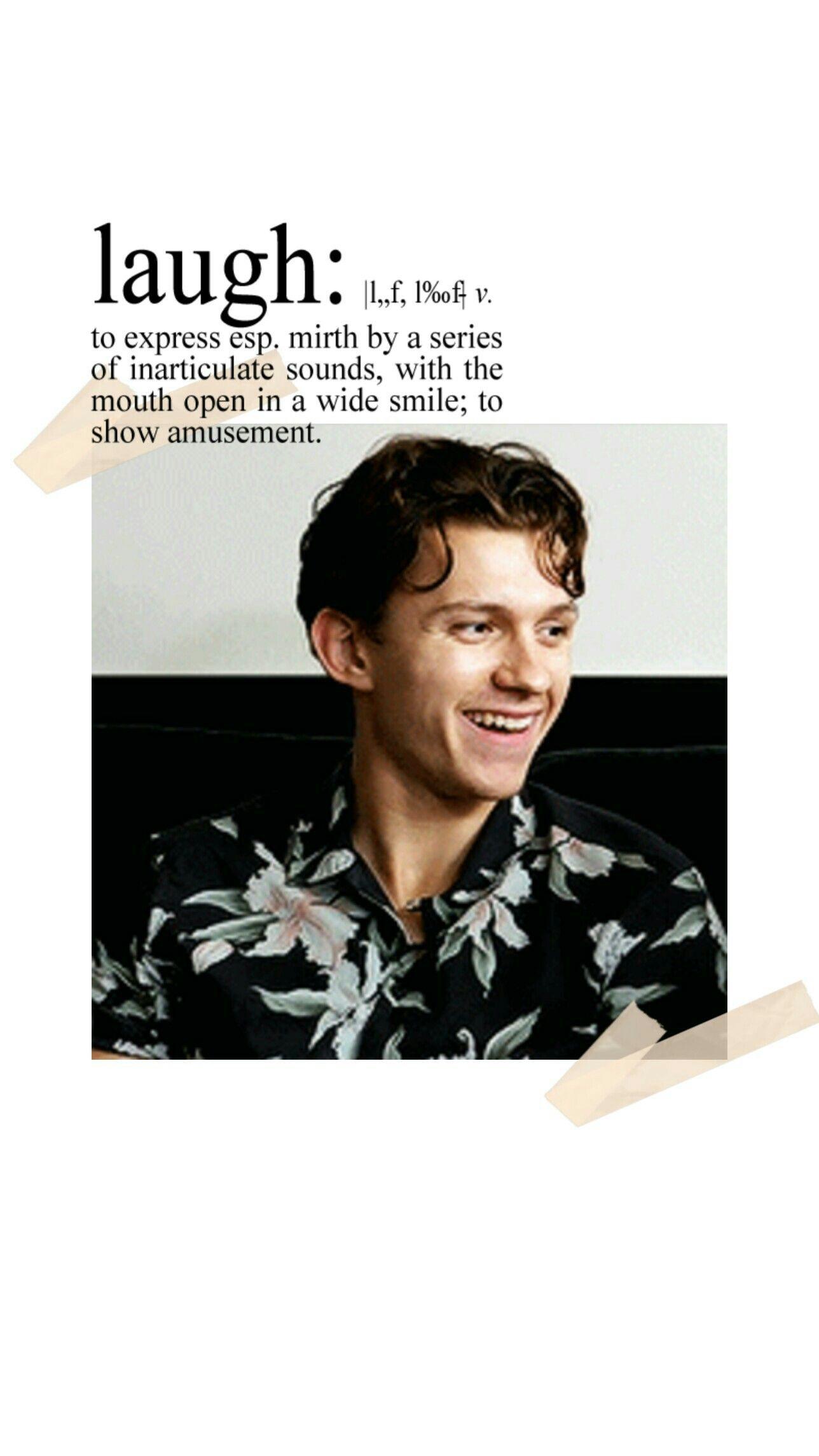 1288x2289 tom holland lockscreen. Tom holland, Tom holland spiderman, Laugh