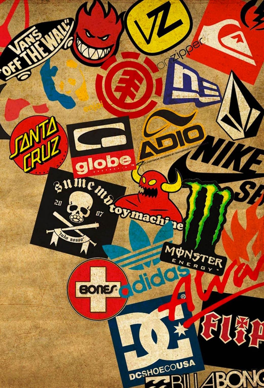 1040x1526 Skateboard Brand Wallpaper for iPhone Pro Max, X, 6