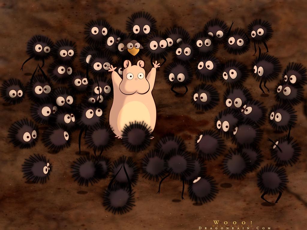 1024x768 Spirited Away Away Wallpaper