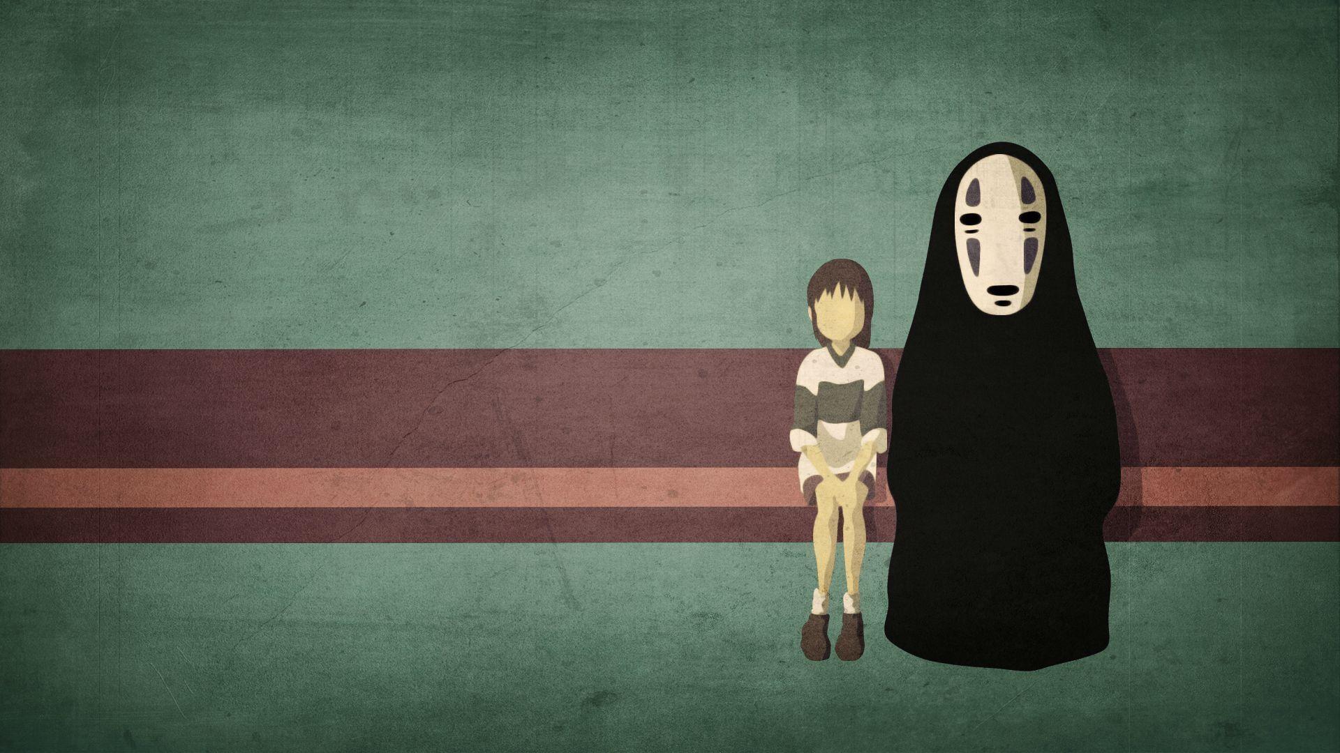 1920x1080 No Face Spirited Away Wallpaper