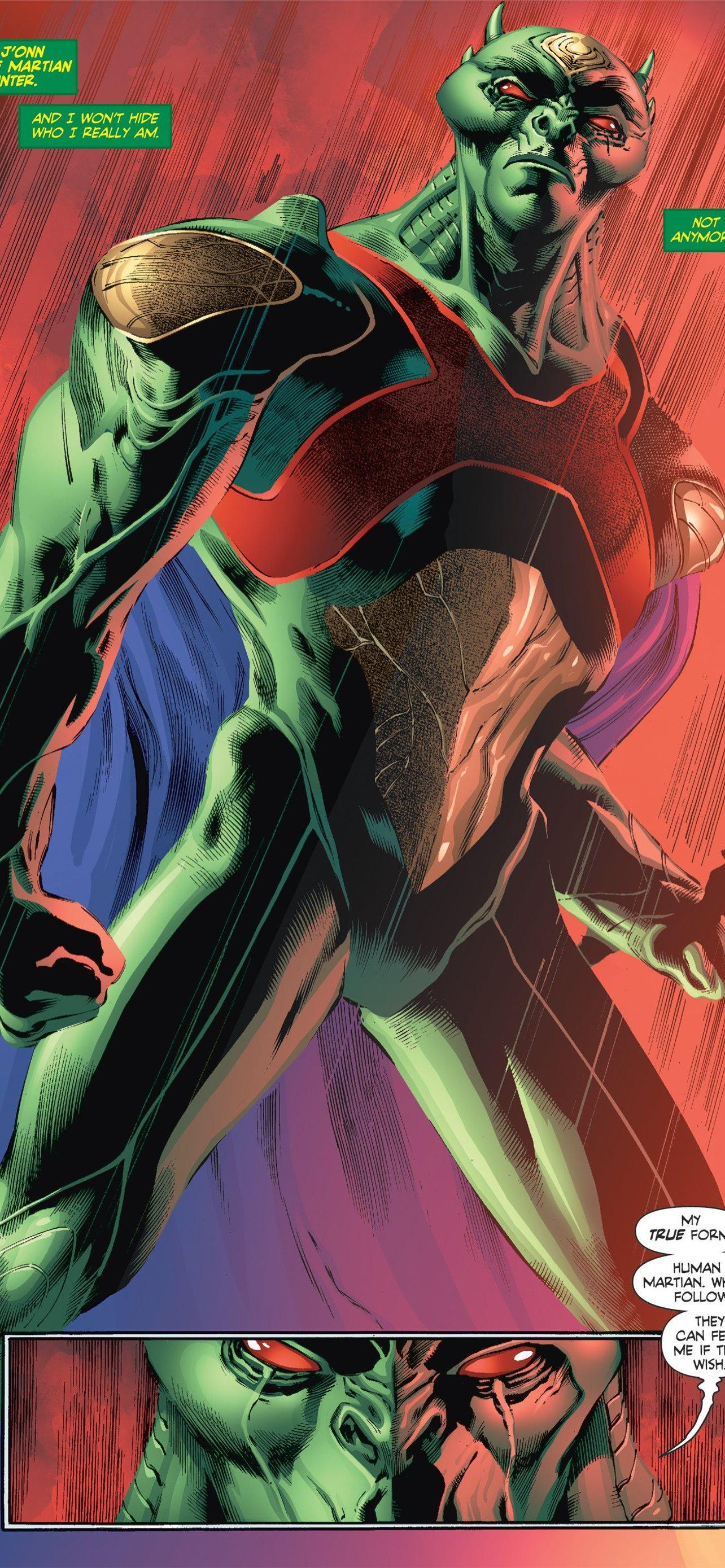 1284x2778 martian manhunter iPhone Wallpaper Free Download