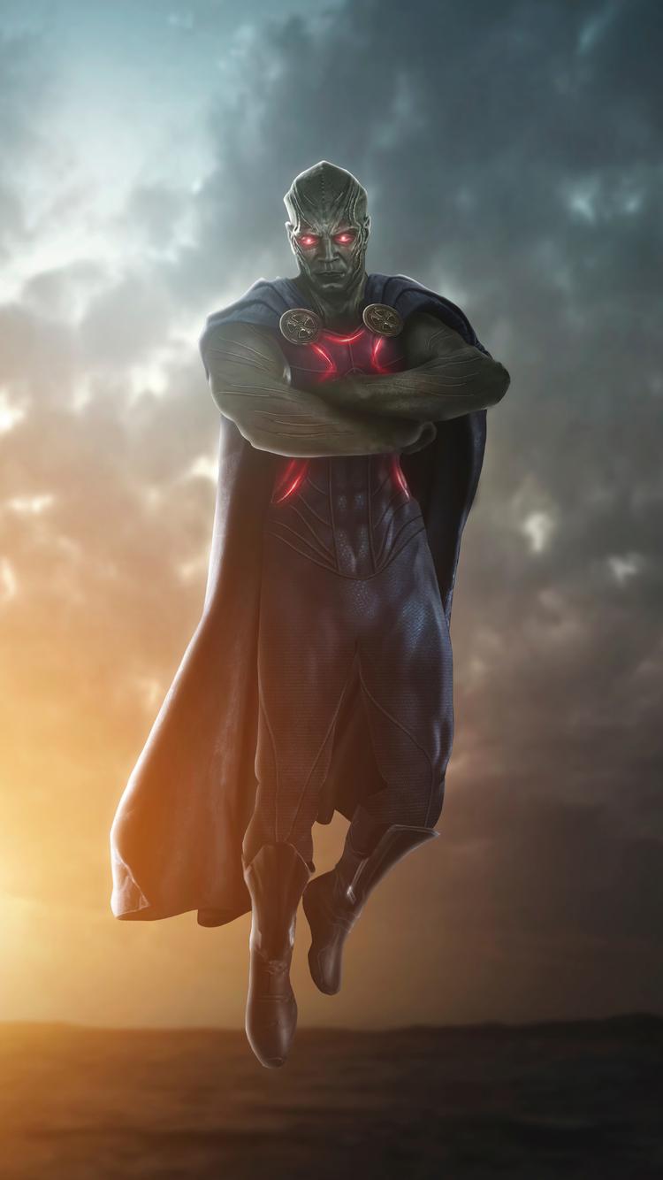 750x1334 Zack Snyders Justice League Martian Manhunter 4k iPhone iPhone 6S, iPhone 7 HD 4k Wallpaper, Image, Background, Photo and Picture