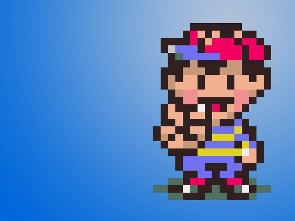 1024x768 Ness EarthBound Wallpaper