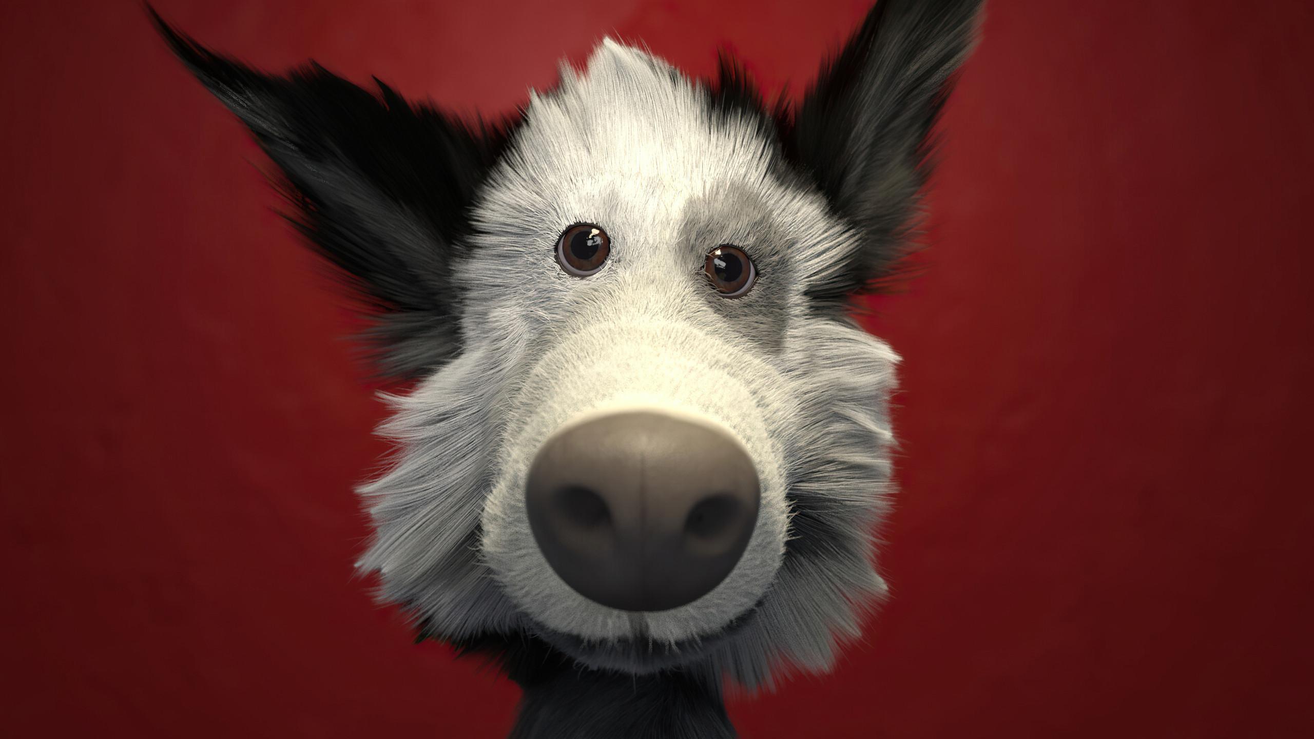 2560x1440 Dog 3D Art 4k 1440P Resolution HD 4k Wallpaper, Image, Background, Photo and Picture