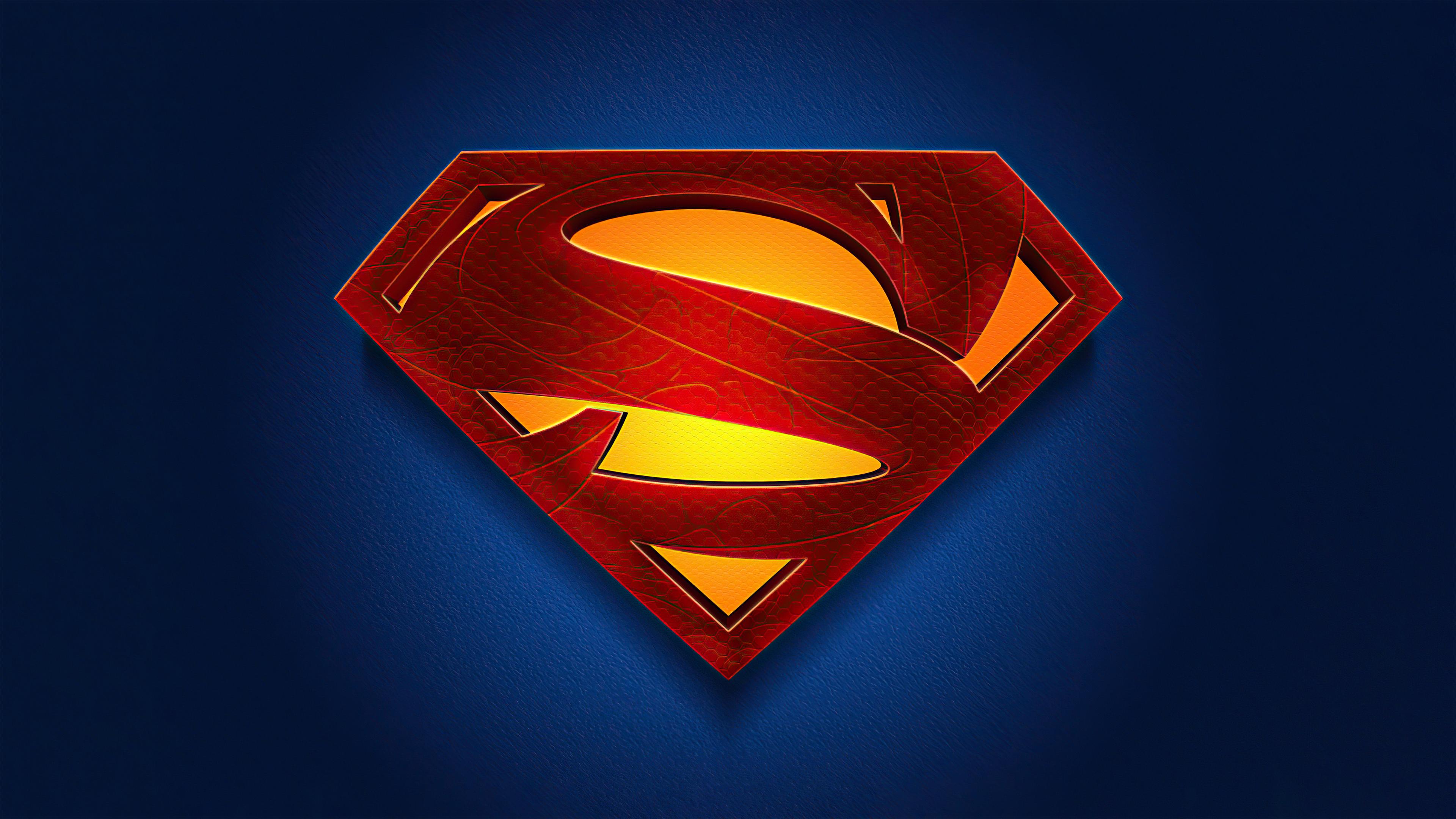 3840x2160 Superman Logo 4K, Superman Logo, DC Comics Gallery HD Wallpaper