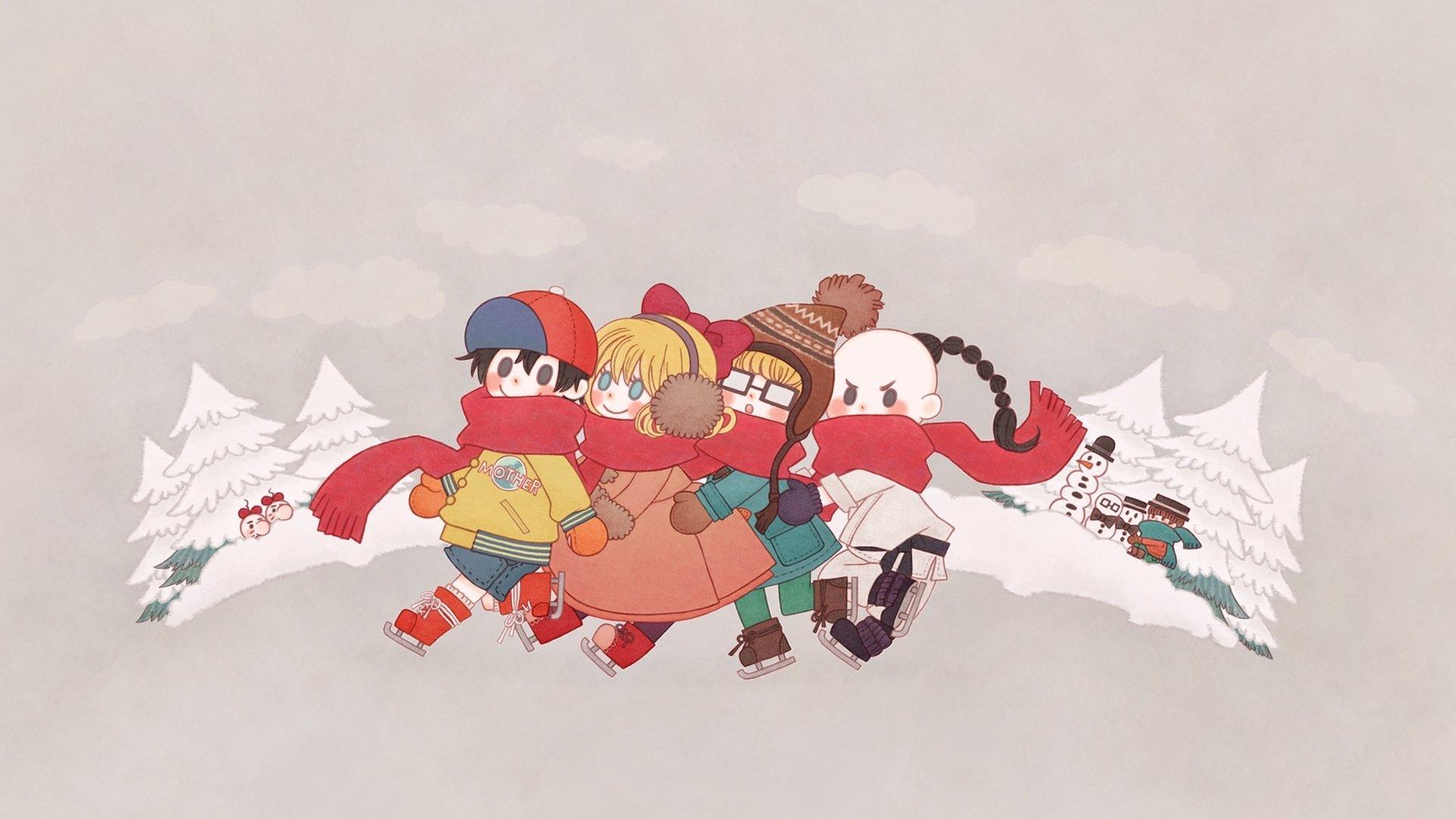 1920x1080 Ness, Paula, Jeff & Poo