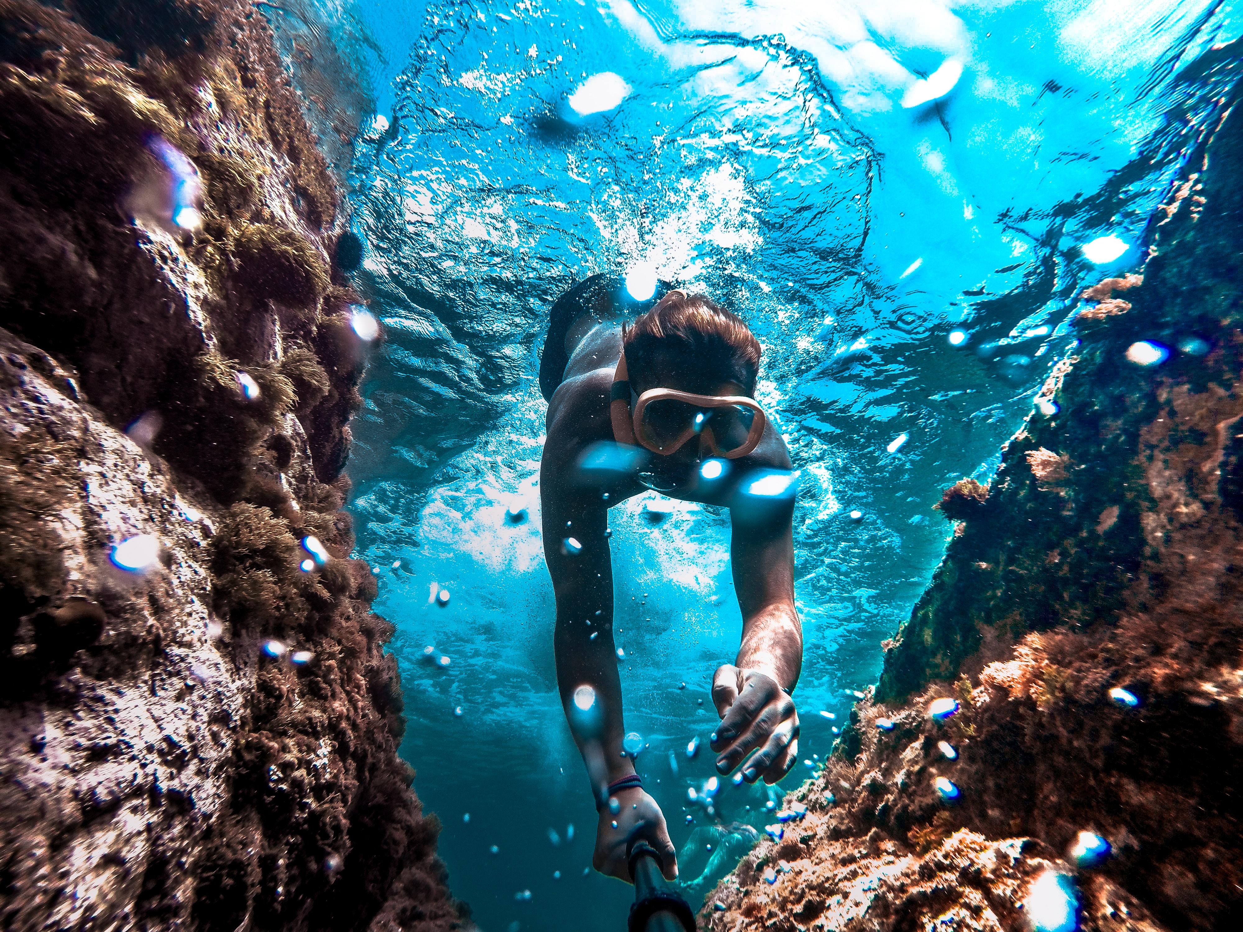 4000x3000 #Scuba diving, #Ocean, #Underwater, K Gallery HD Wallpaper
