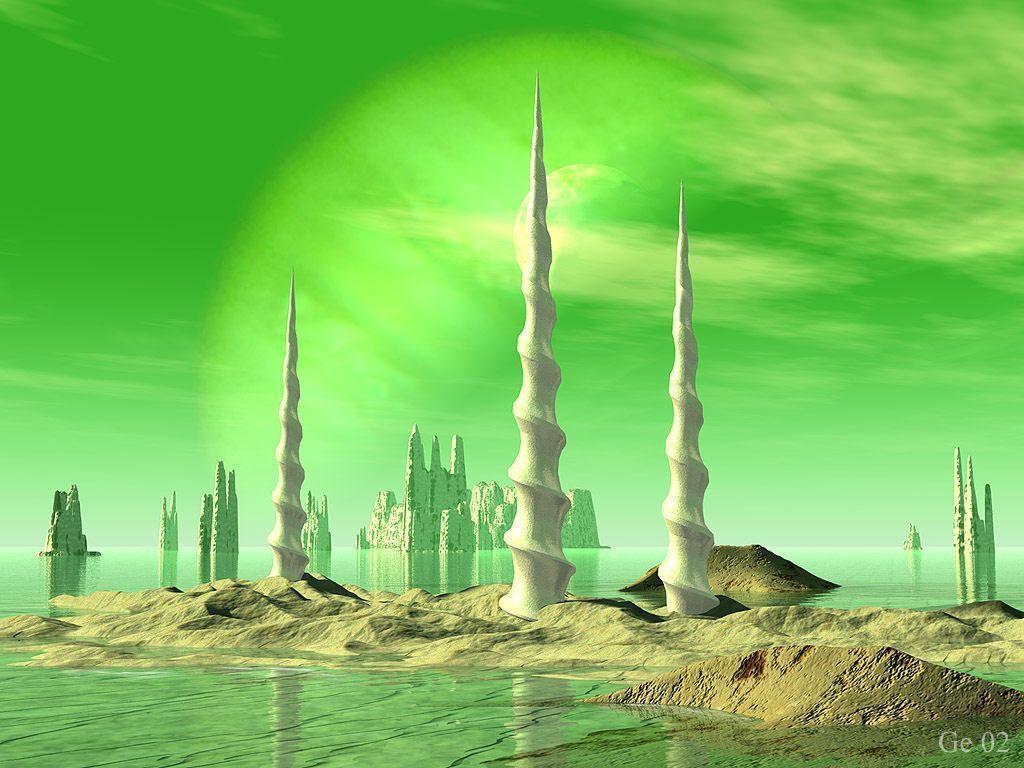 1024x768 Science Fiction Wallpaper