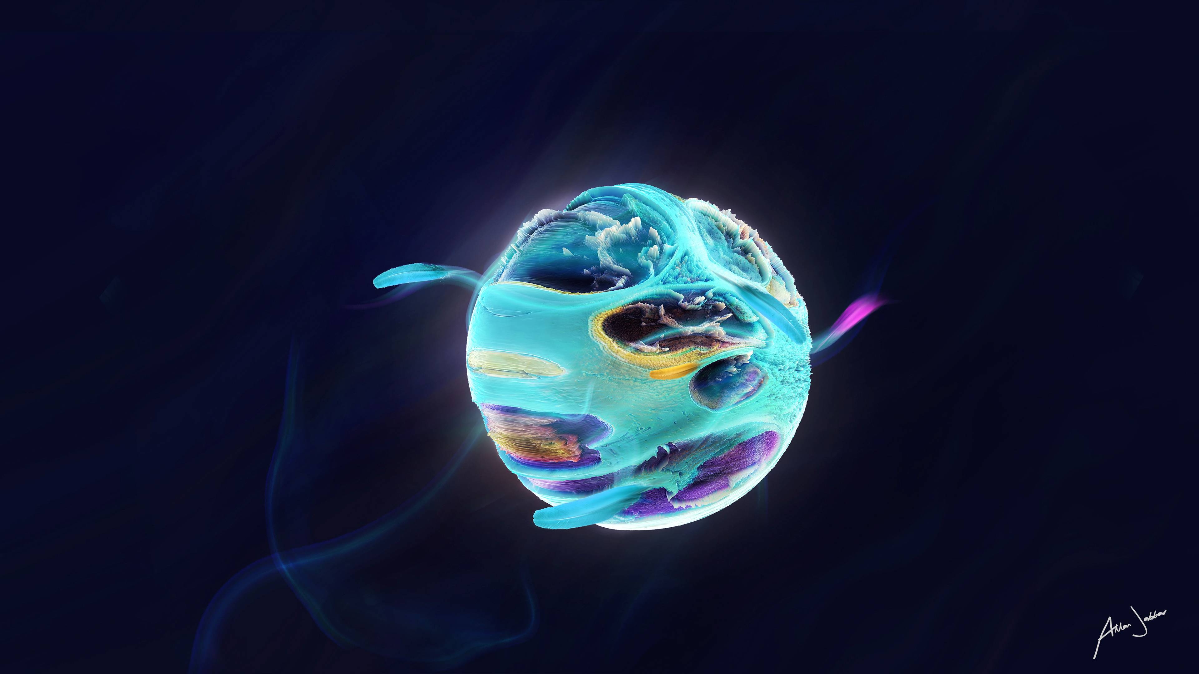 3840x2160 Joyful Planet 4k, HD Abstract, 4k Wallpaper, Image, Background, Photo and Picture