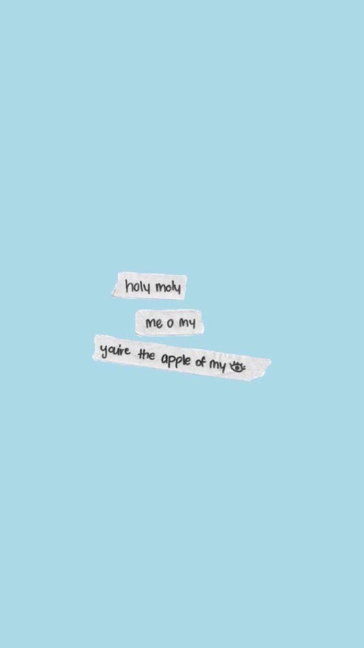 736x1309 Cute Blue Aesthetic Wallpaper. Words wallpaper, Aesthetic wallpaper, Girl iphone wallpaper