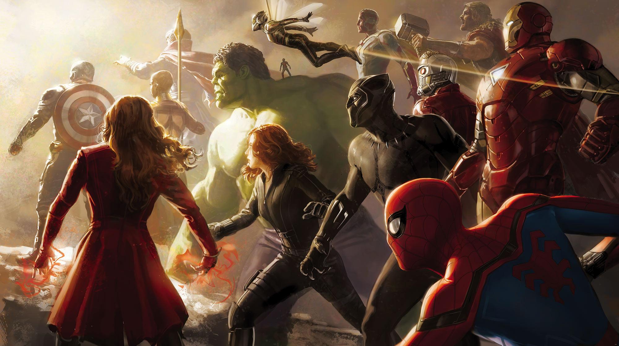 2000x1119 Photomurals. Digital print photomural Avengers Final Battle