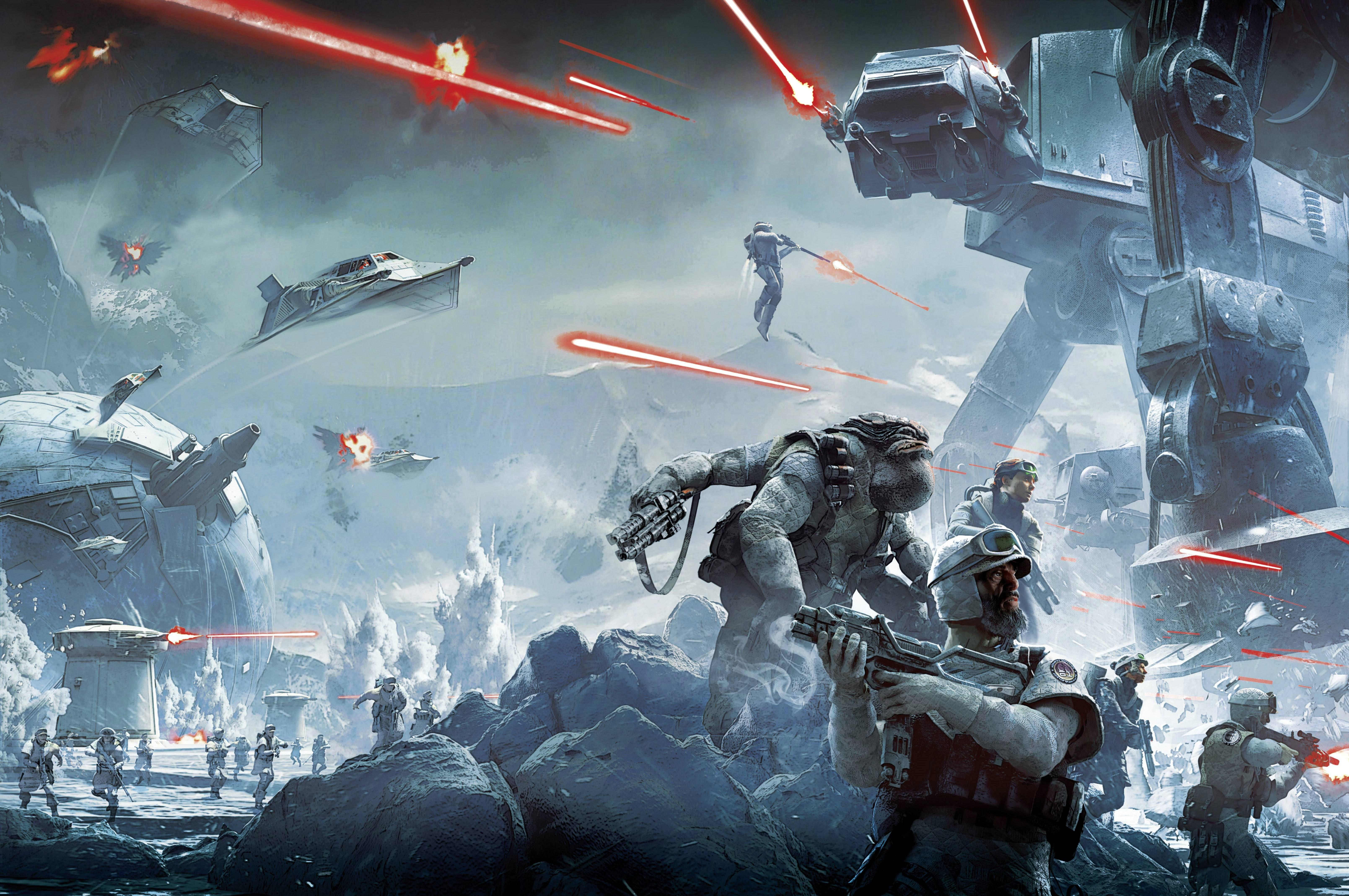 6437x4277 Star Wars Final Battle Wallpaper