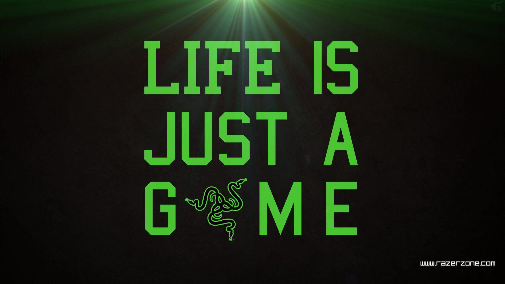 Is it just a game. Razer. Заставка Razer. Обои на ПК Razer. HD обои Razer.