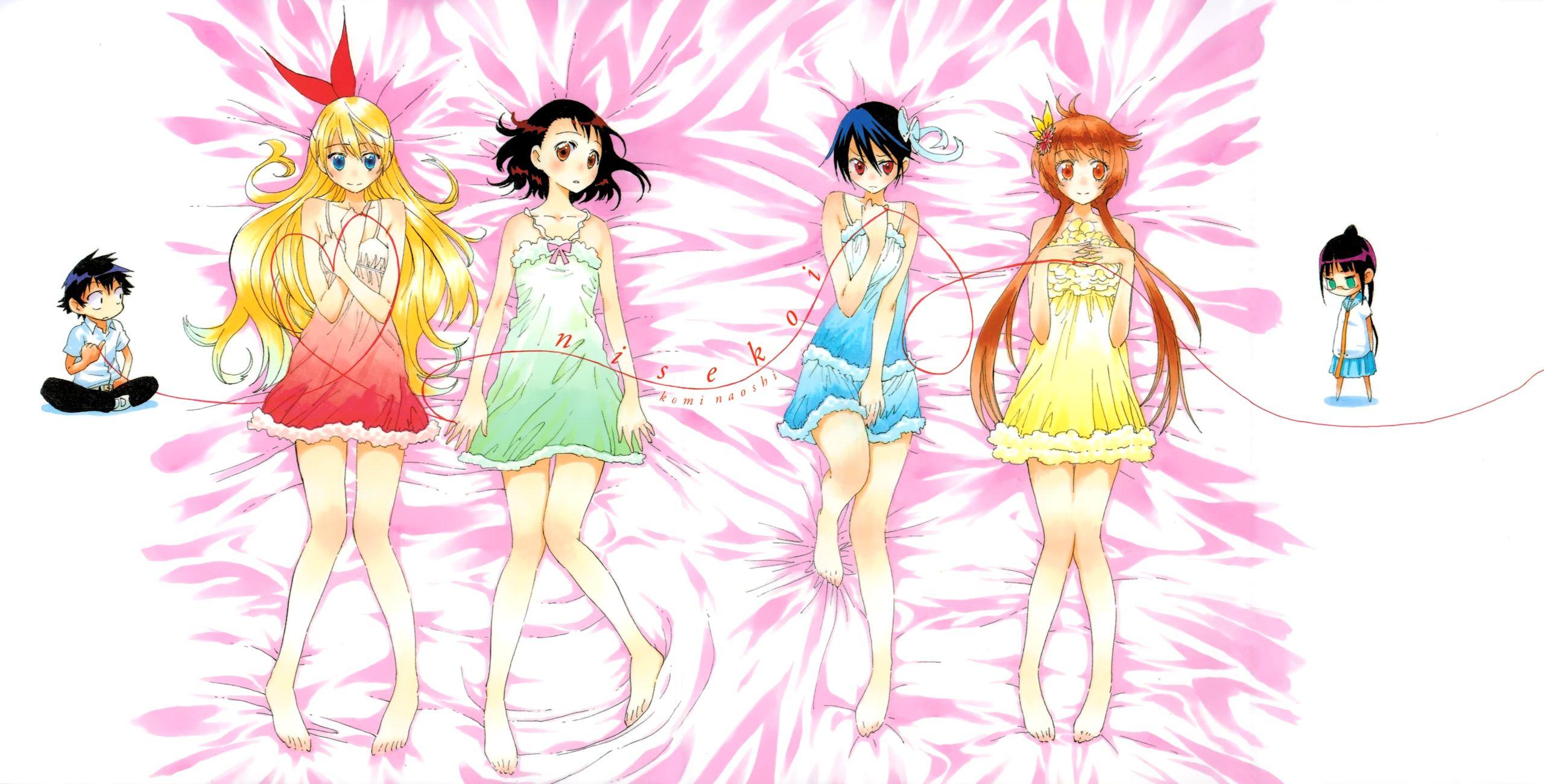 2560x1300 which will Raku choose?. Nisekoi, Anime, Fondo de pantalla de anime