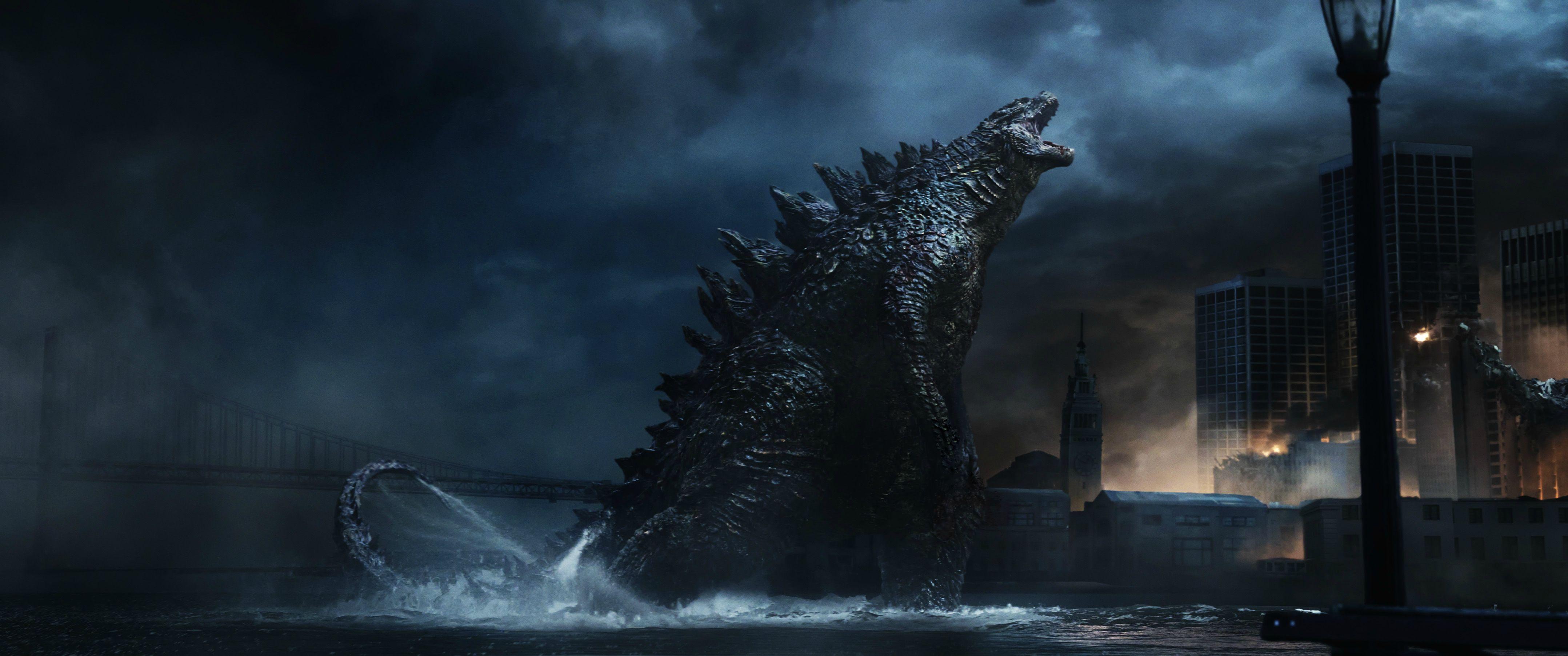 4312x1804 Godzilla (2014) HD Wallpaper and Background