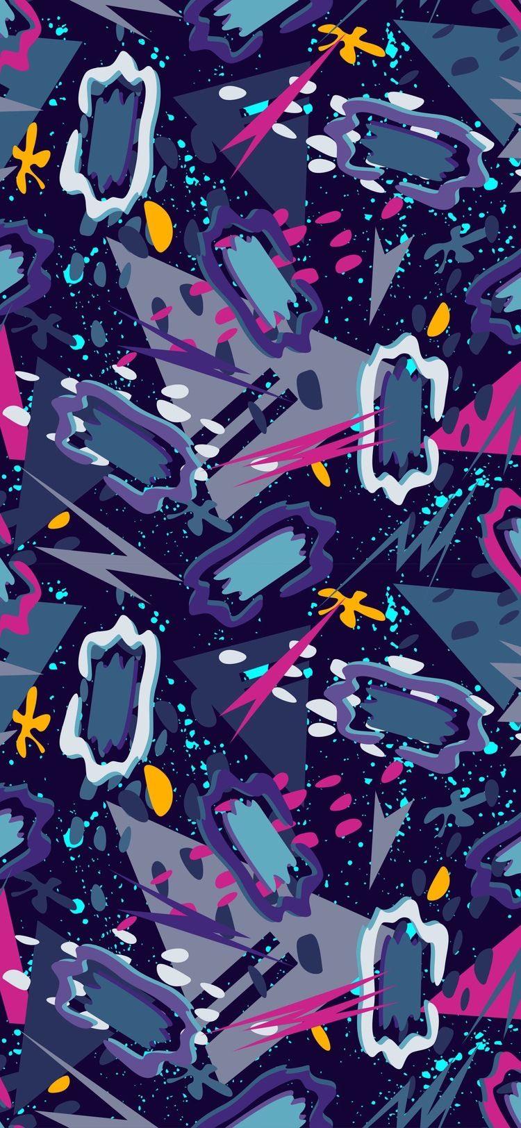 750x1624 Download these grungy graffiti wallpaper for iPhone