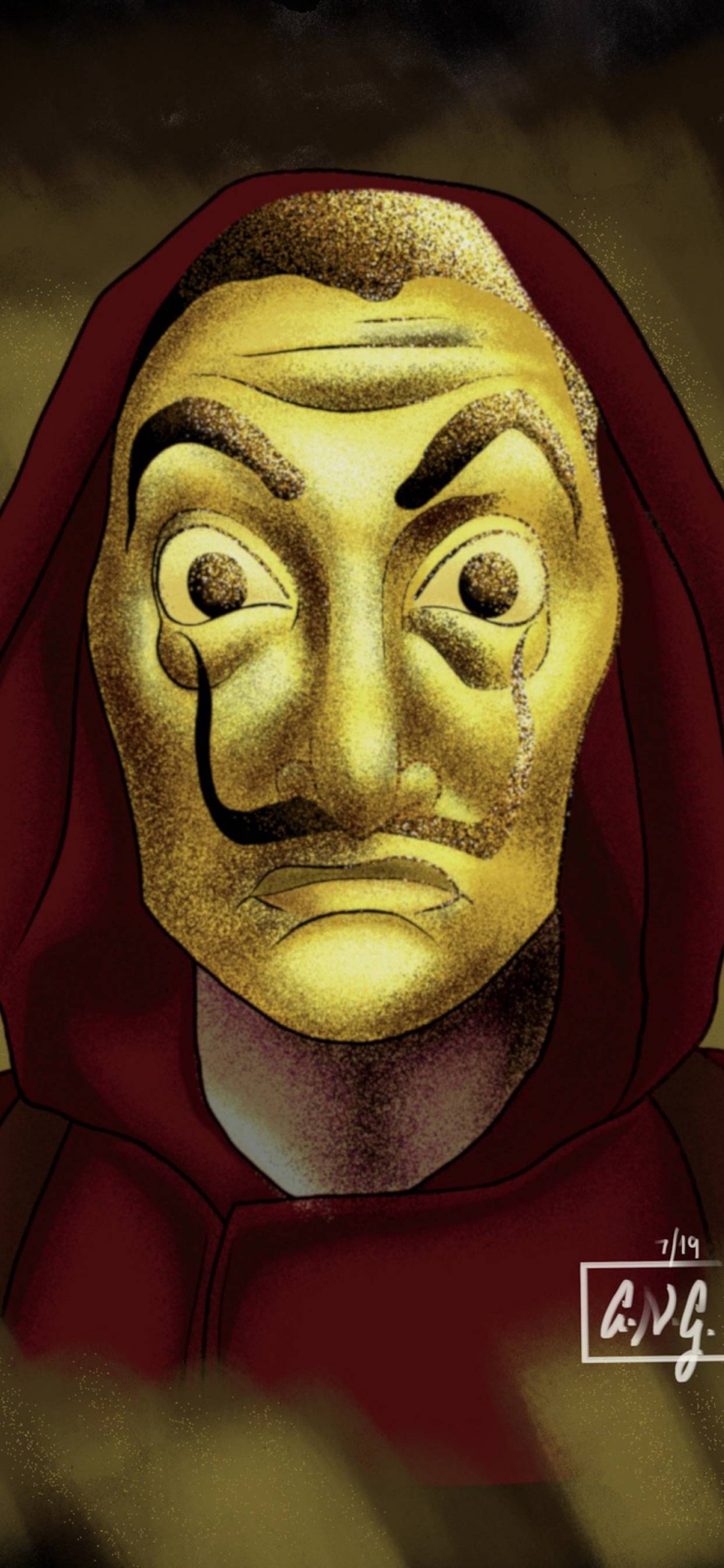 1242x2688 Dali Mask iPhone XS MAX Wallpaper, HD Artist 4K Wallpaper, Image, Photo and Background