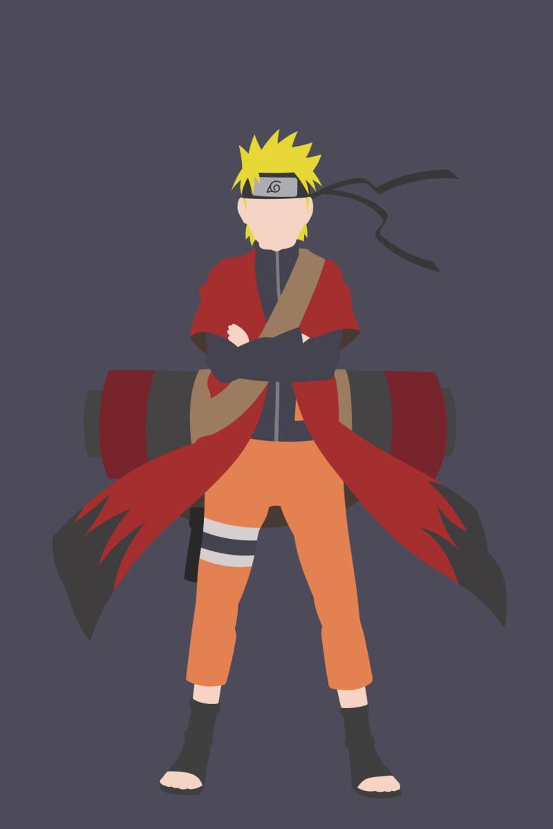 800x1200 Wallpaper Anime, Naruto Shippuuden, Uzumaki Naruto, Minimal • Wallpaper For You
