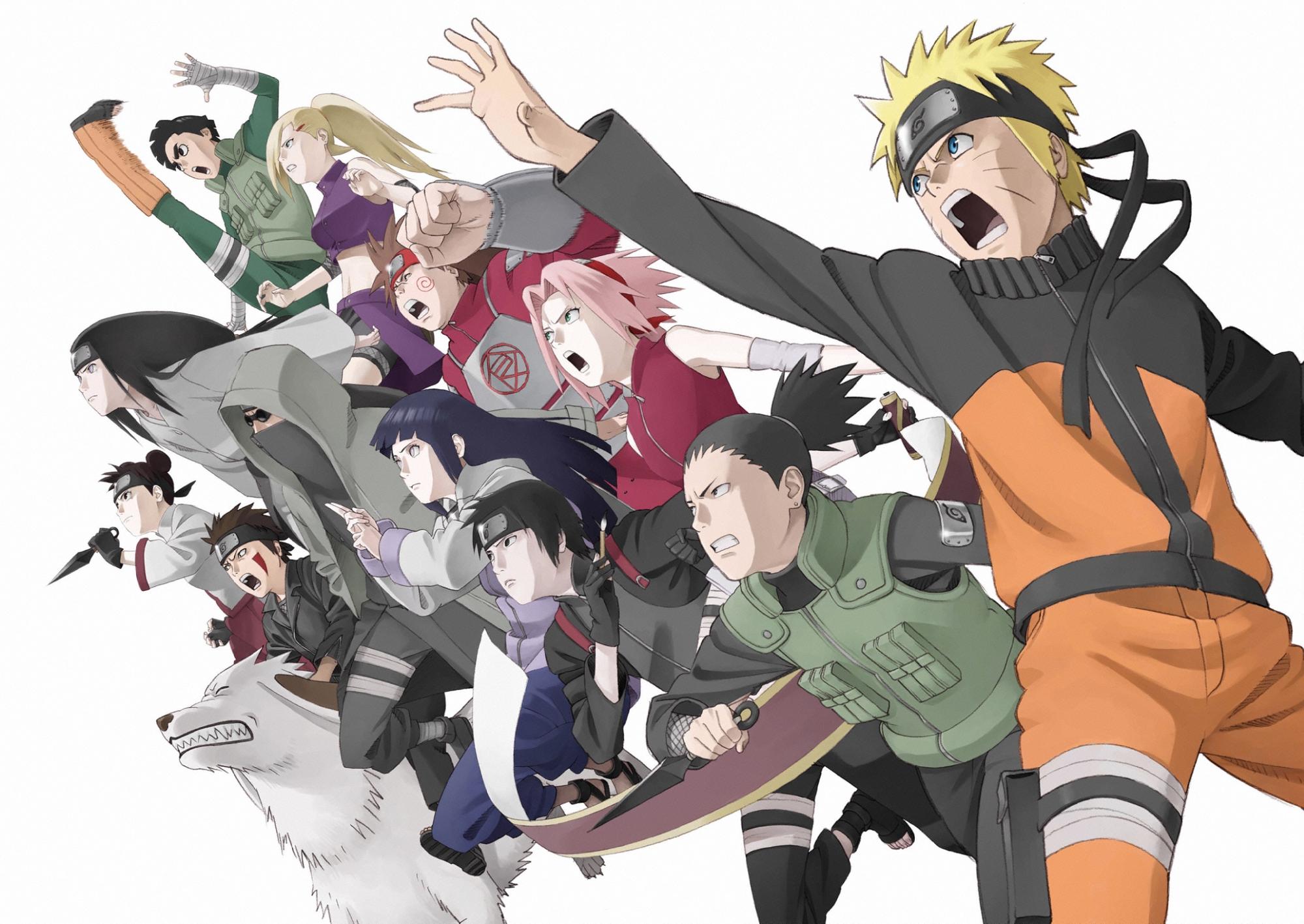 2000x1418 aburame shino haruno sakura hyuuga hinata hyuuga neji inuzuka kiba male nara shikamaru naruto naruto shippuden rock lee sai tenten yamanaka ino. konachan.com.com Anime Wallpaper