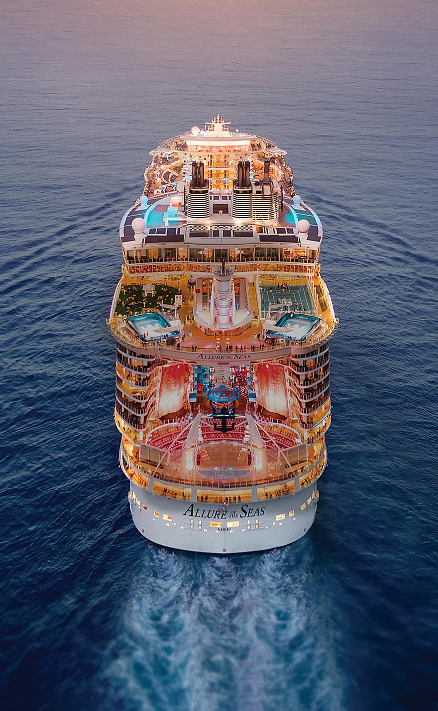 880x1428 Allure of the Seas. Cruise Ships. Royal Caribbean Cruises