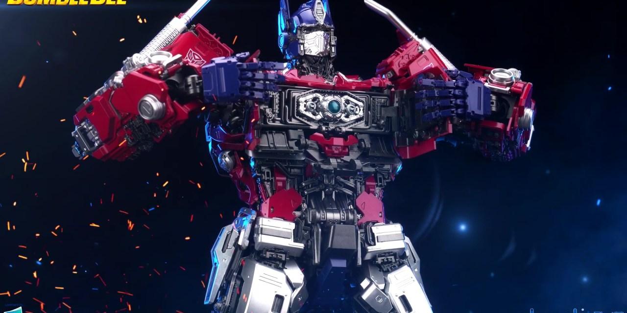 1280x640 Yolopark Bumblebee Movie Earth Mode Optimus Prime PLAMO (Model Kit)