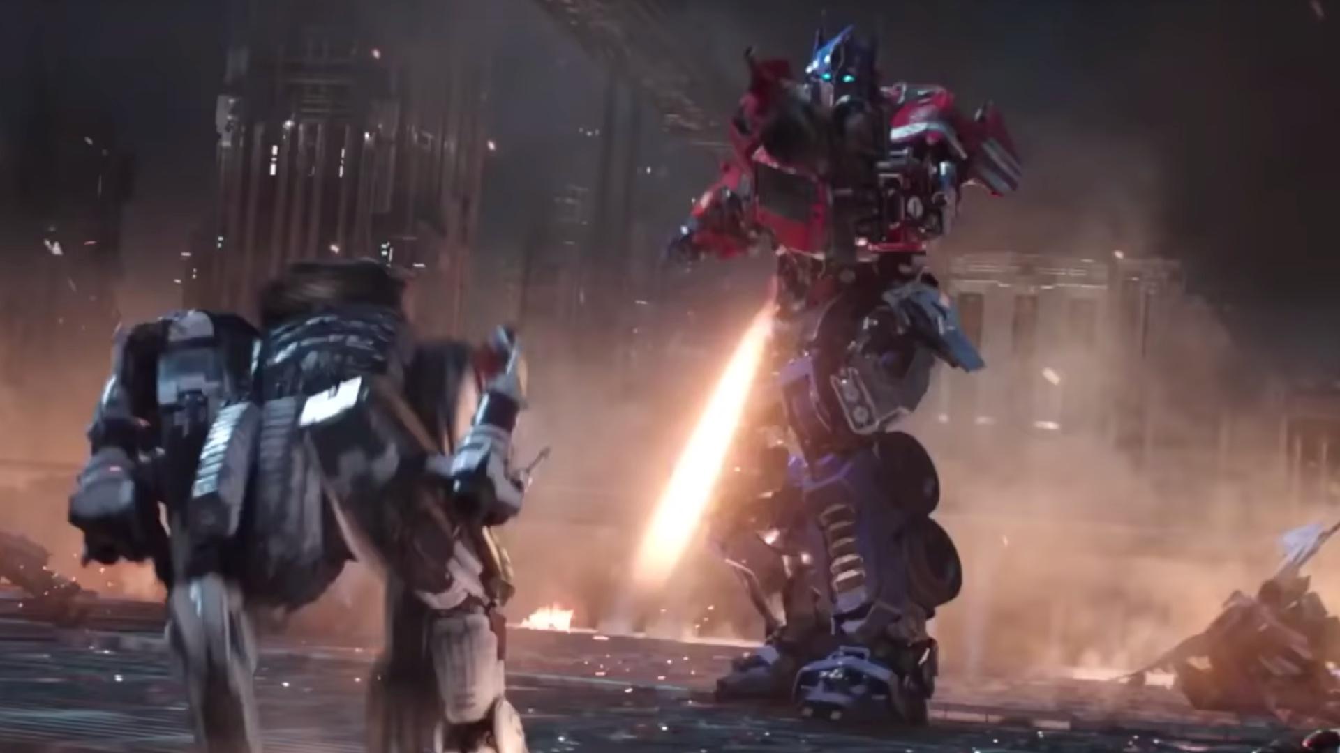 1920x1080 New BUMBLEBEE Extended Spot Shows More Optimus Prime Action and Bumblebee Hijinks