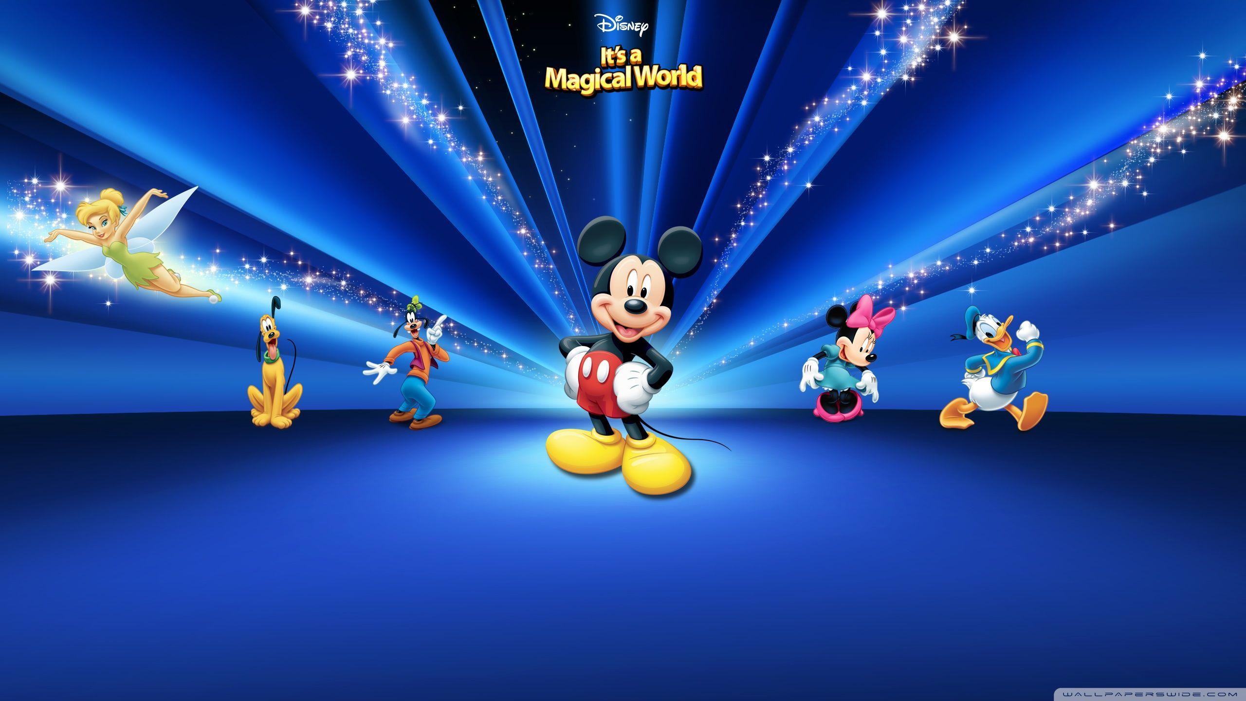 2560x1440 Disney Characters Dark Blue ❤ 4K HD Desktop Wallpaper for 4K Ultra