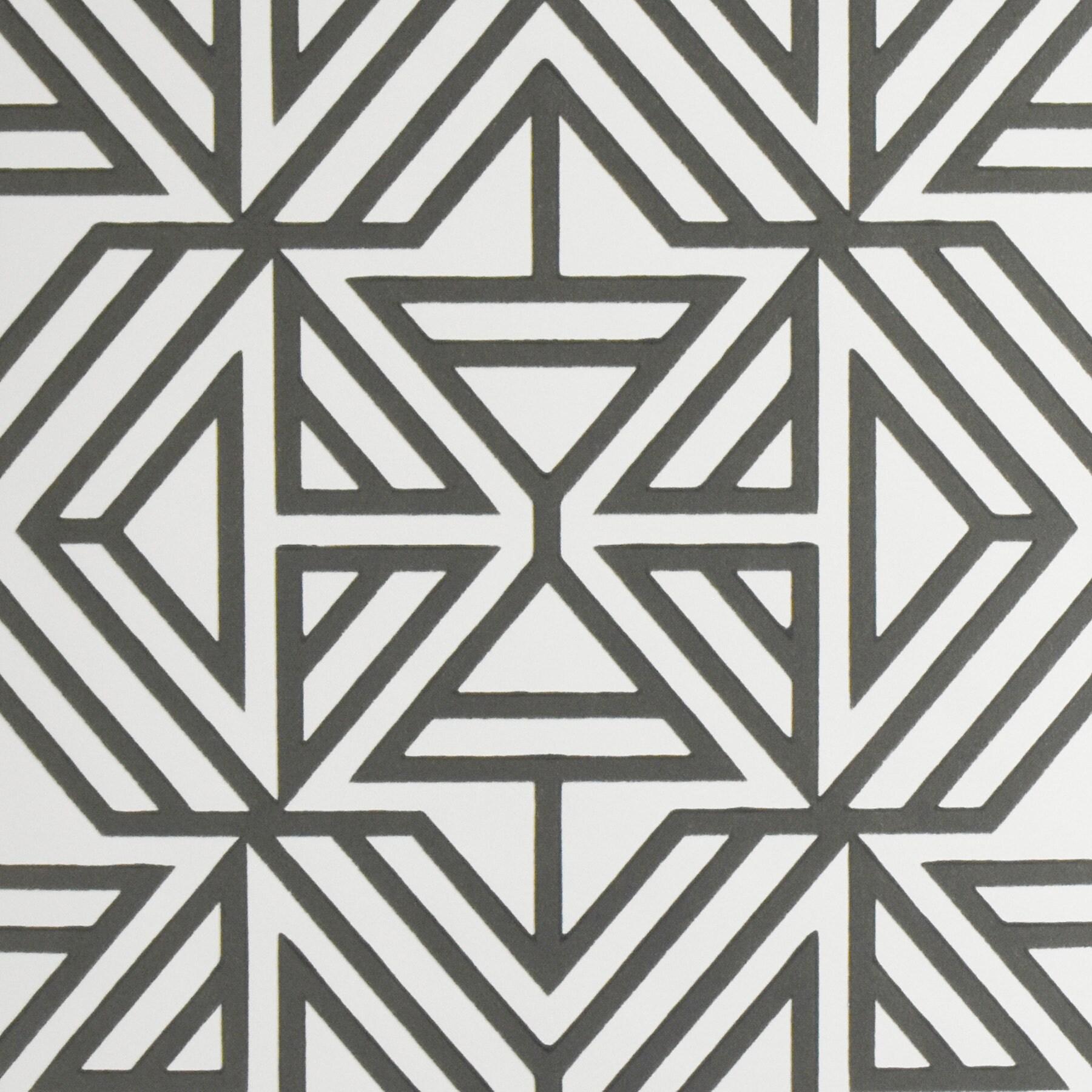1800x1800 A Street Prints Helios Taupe Geometric Wallpaper In The Wallpaper Department At