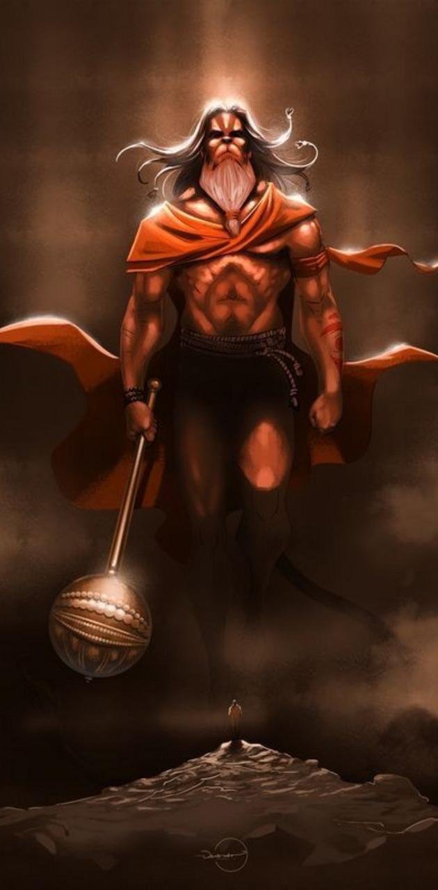 630x1280 Hanuman wallpaper