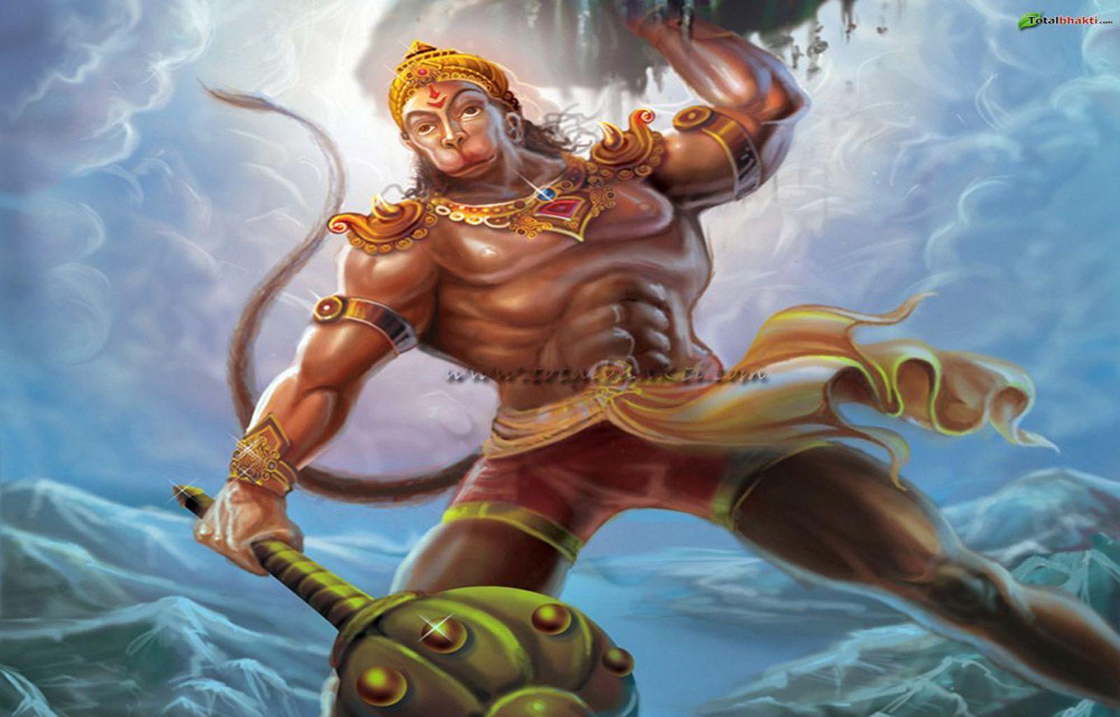 1600x1024 Muscular Hanuman Wallpaper