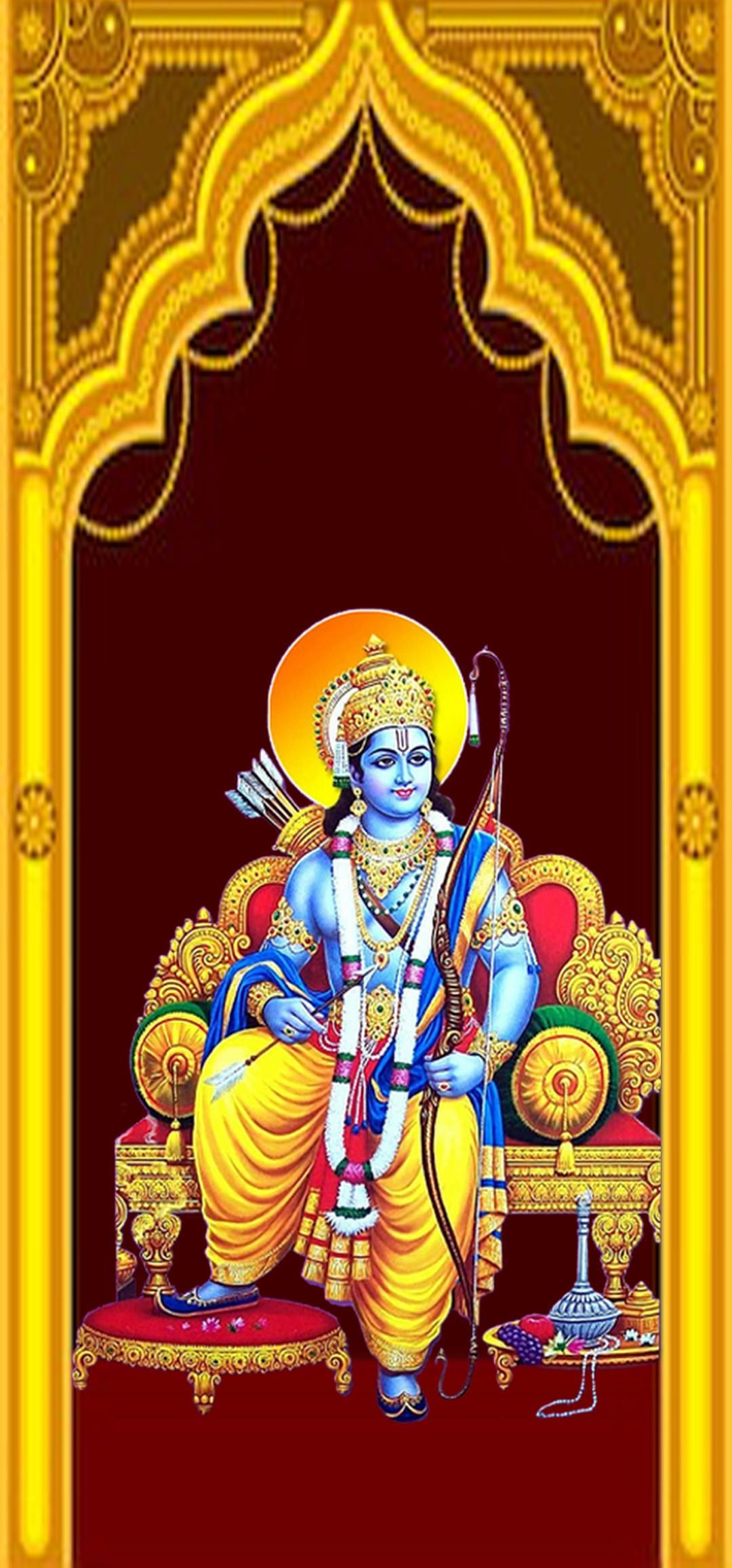 1080x2312 Shree Rama Wallpaper