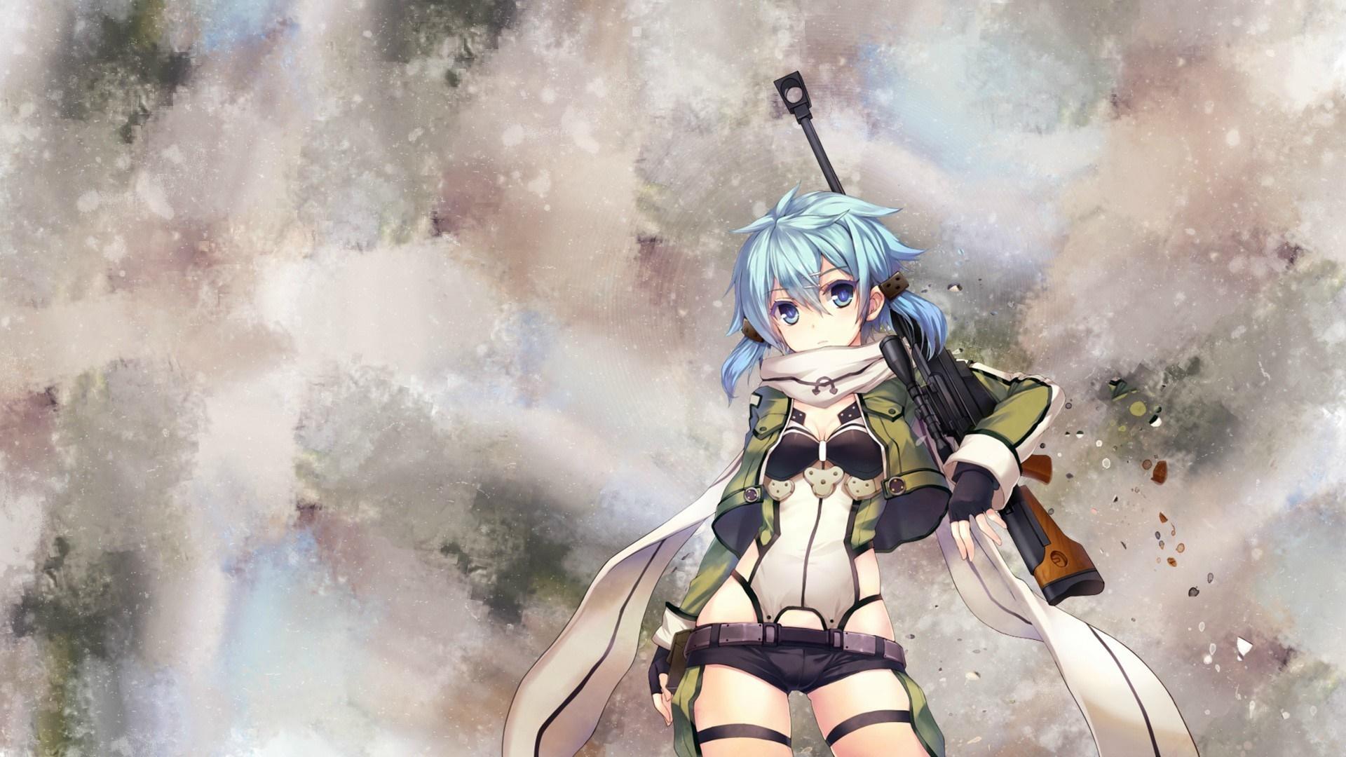 1920x1080 anime, anime girls, Sword Art Online, Asada Shino, mythology, screenshot, computer wallpaper Gallery HD Wallpaper