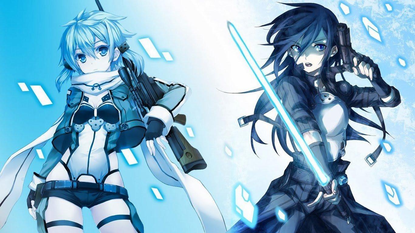 1366x768 Sword Art Online, Kirigaya Kazuto, Asada Shino Wallpaper HD / Desktop and Mobile Background