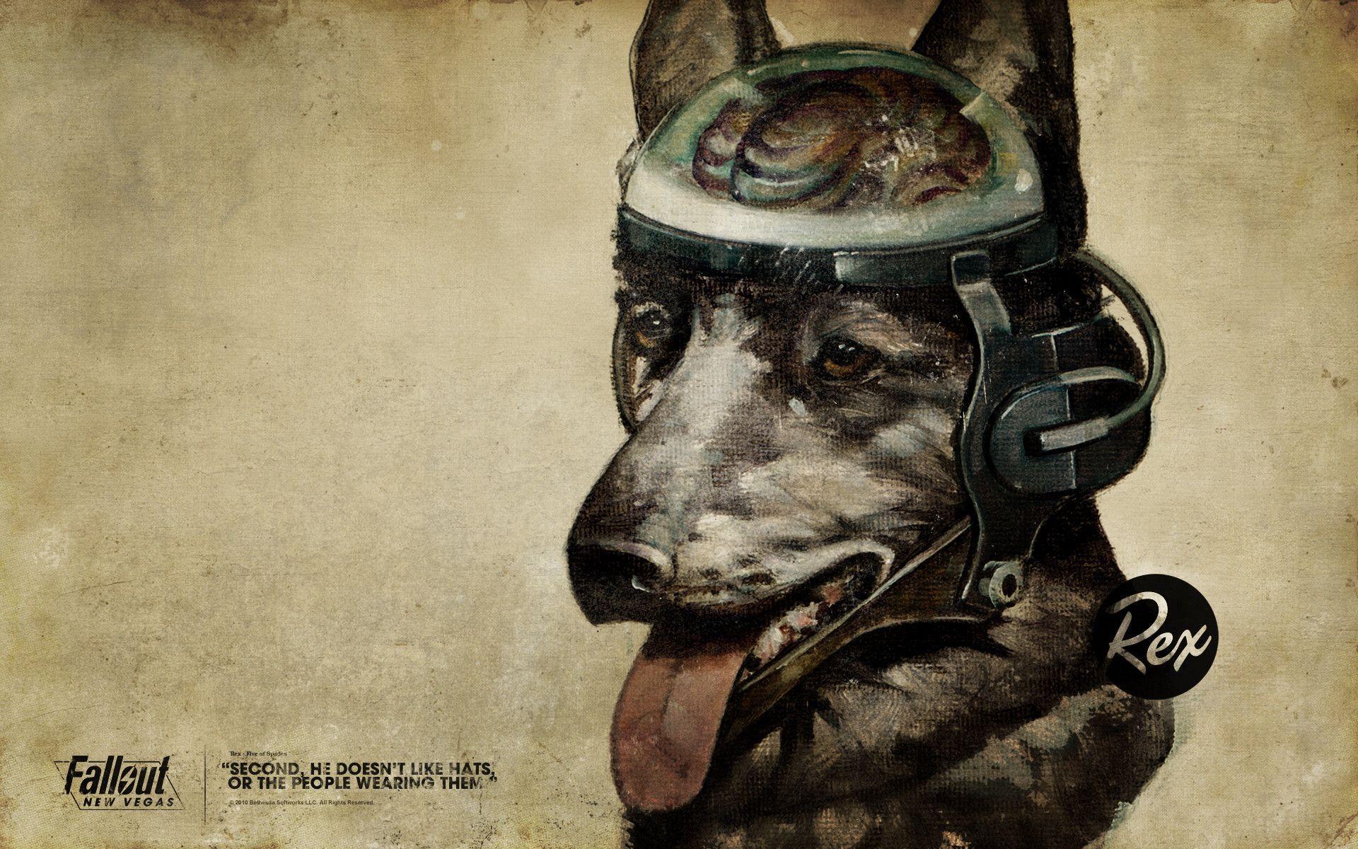 1920x1200 Rex The Dog Fallout Las Vegas Microsoft Game Wallpaper. Fallout wallpaper, Fallout new vegas, Fallout art