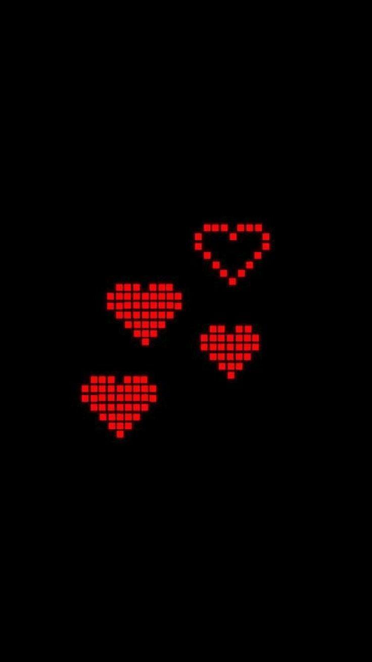 736x1308 soft or aesthetics. Red and black wallpaper, Heart wallpaper, Red aesthetic