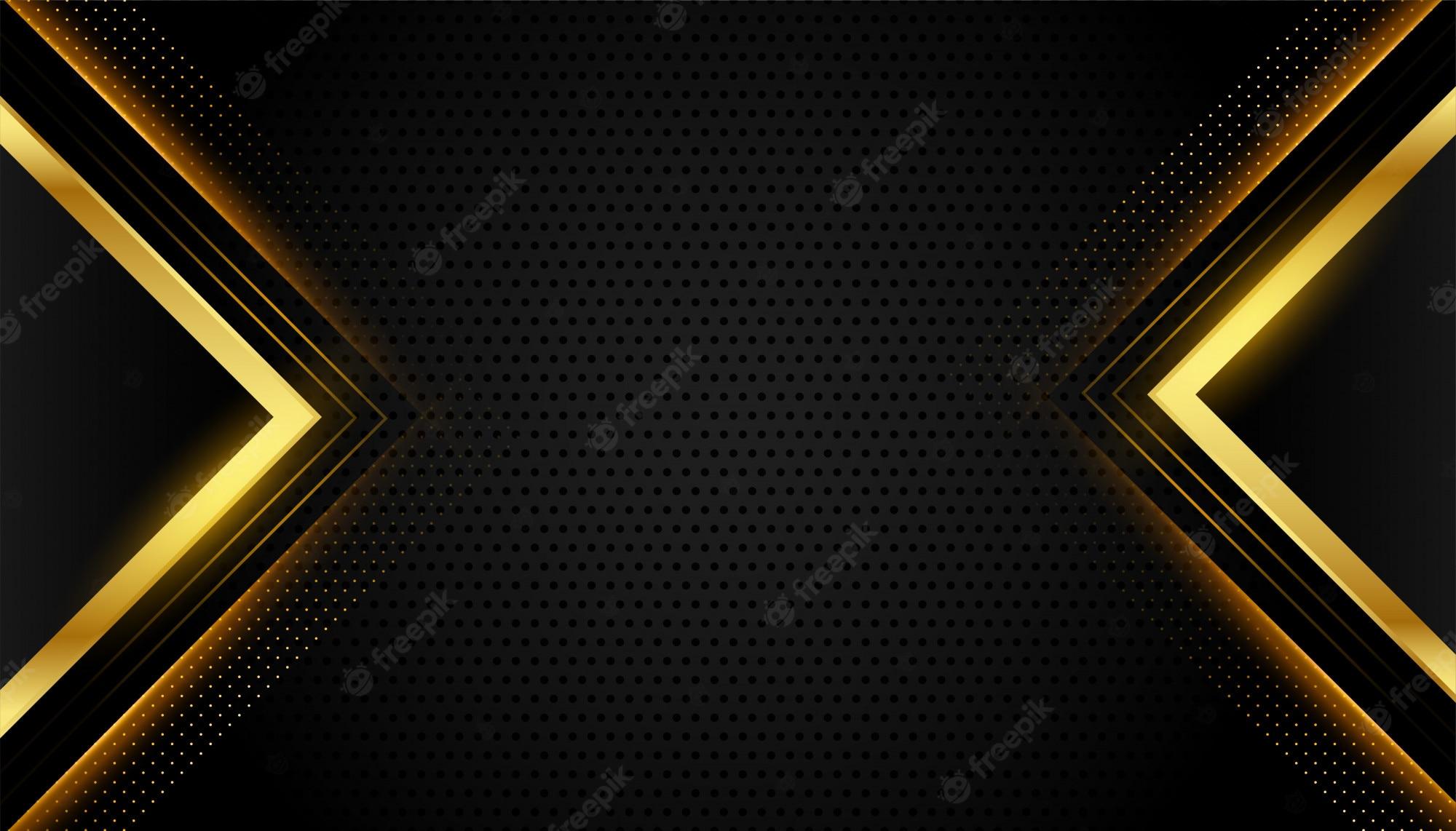 2000x1142 Black Gold Background Image. Free Vectors, & PSD