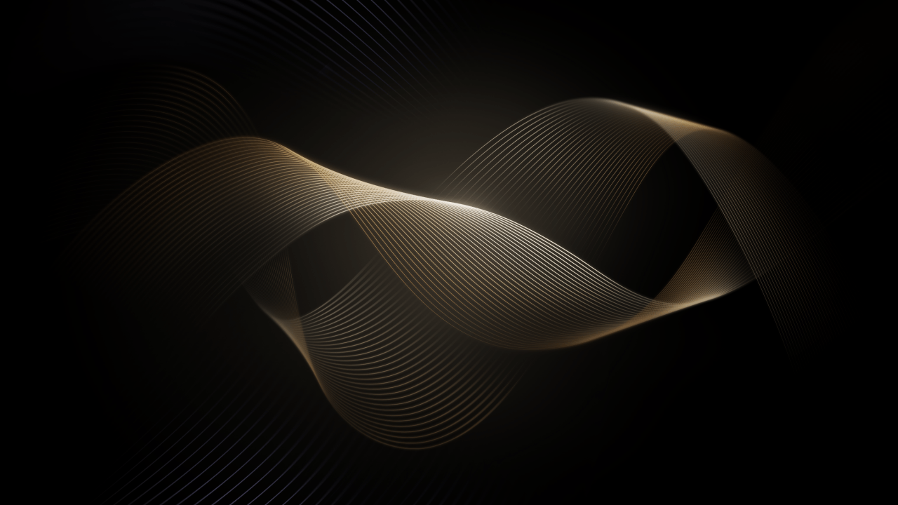 1280x720 Golden Black Wallpaper