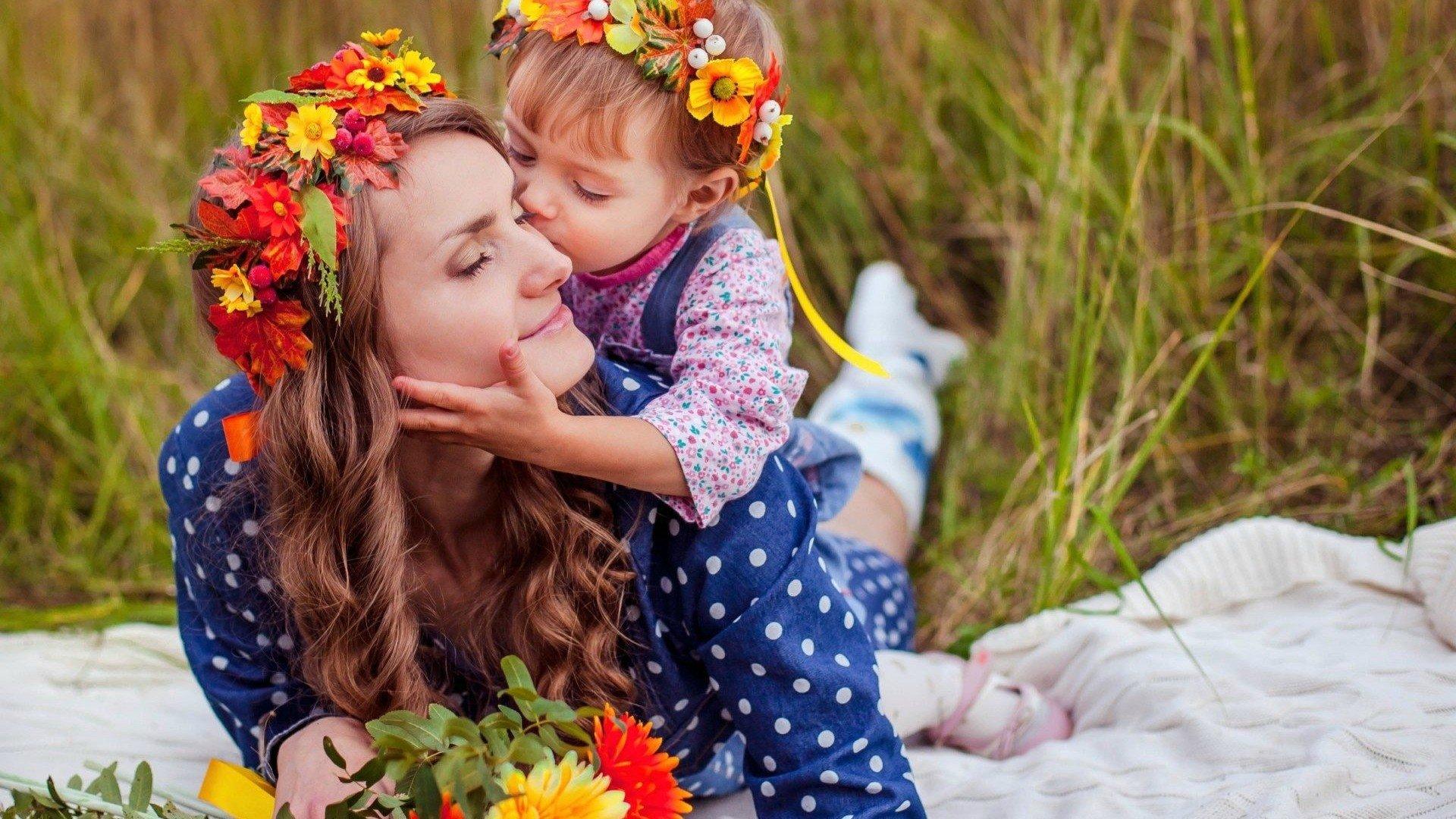 1920x1080 Mother Daughter Love HD wallpaper